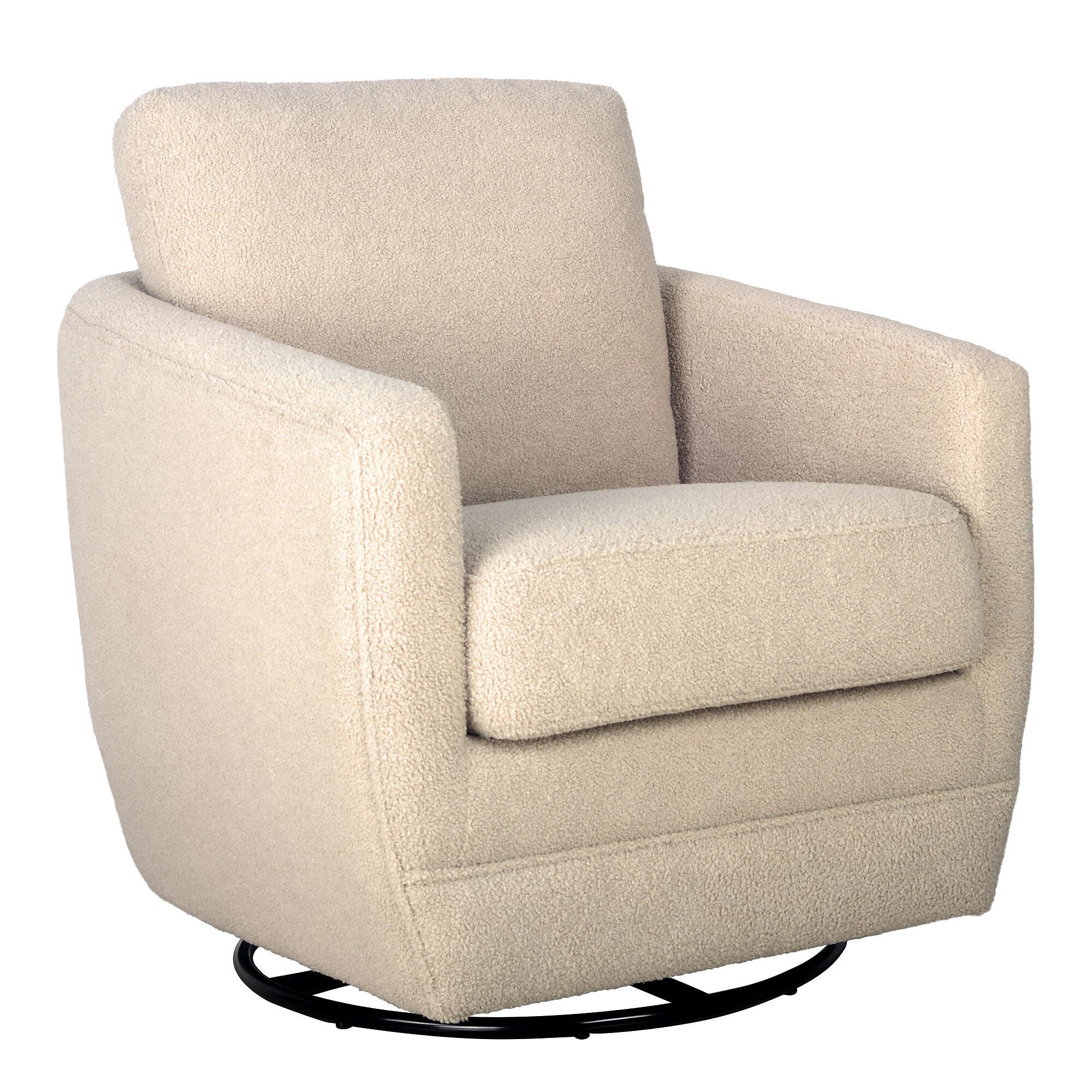 Second Story Home Gogh Swivel Glider Chair, Taupe, large