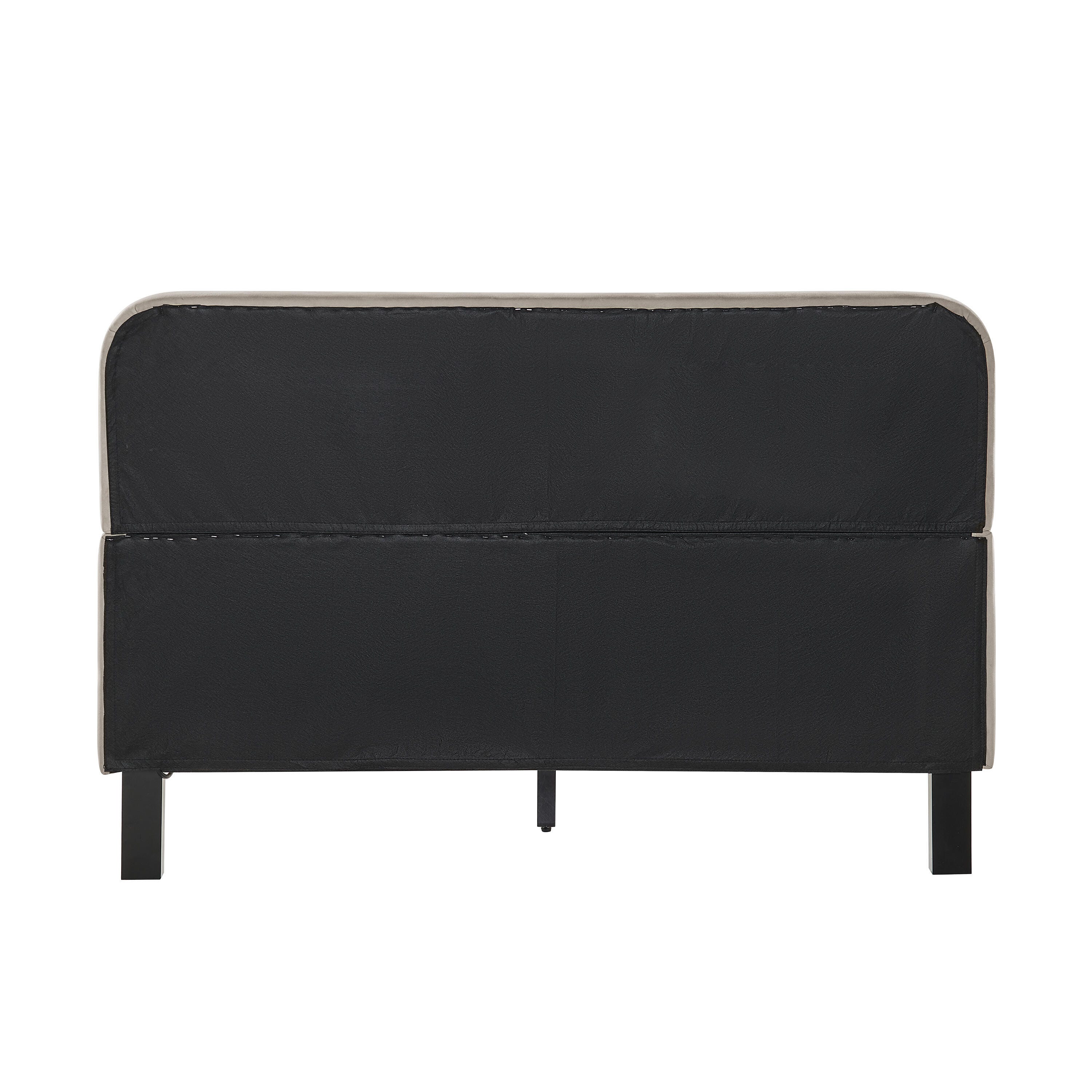 Studio Living Adaline Queen Upholstered Bed, Light Gray, large
