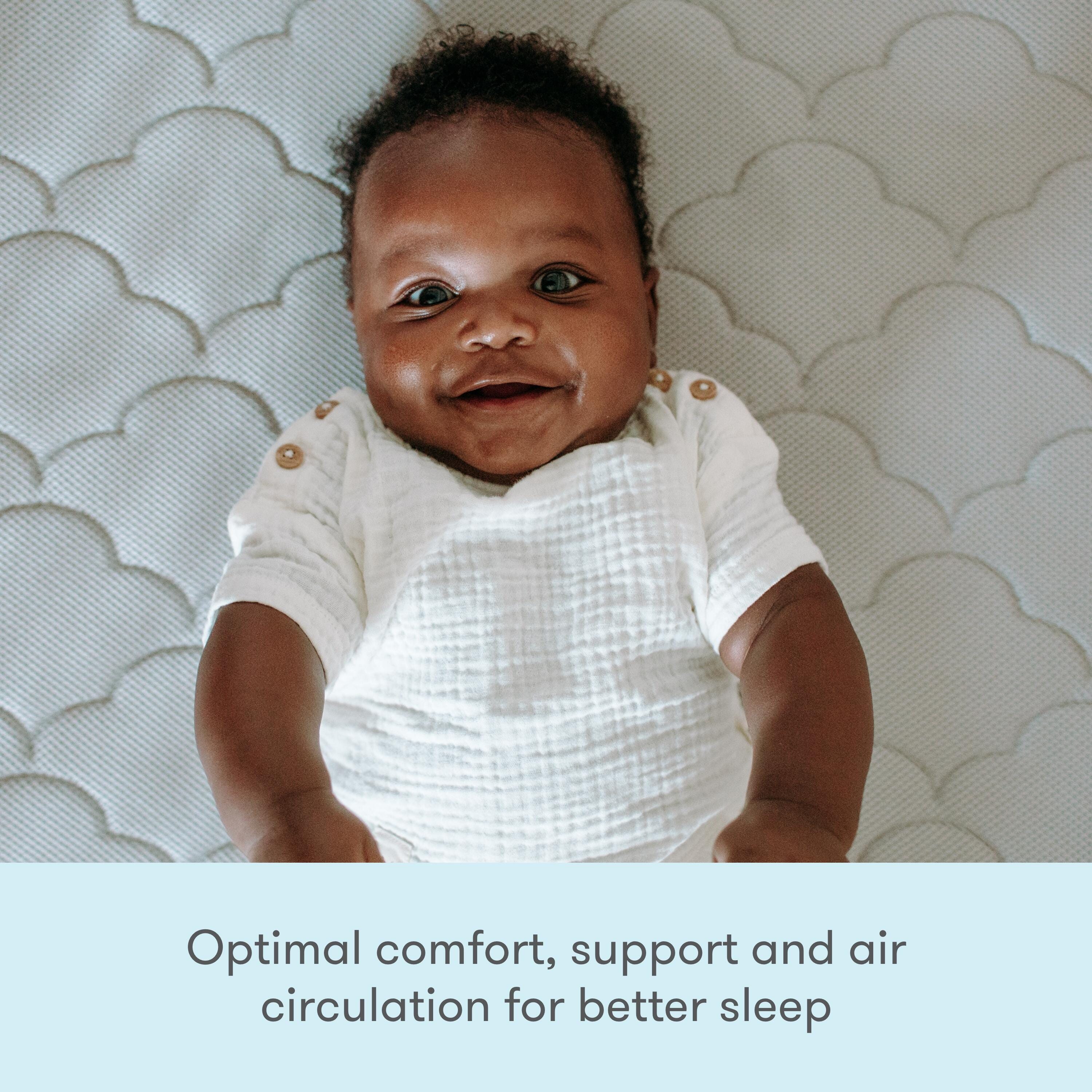 Newton Baby Waterproof Mattress, Gray, large