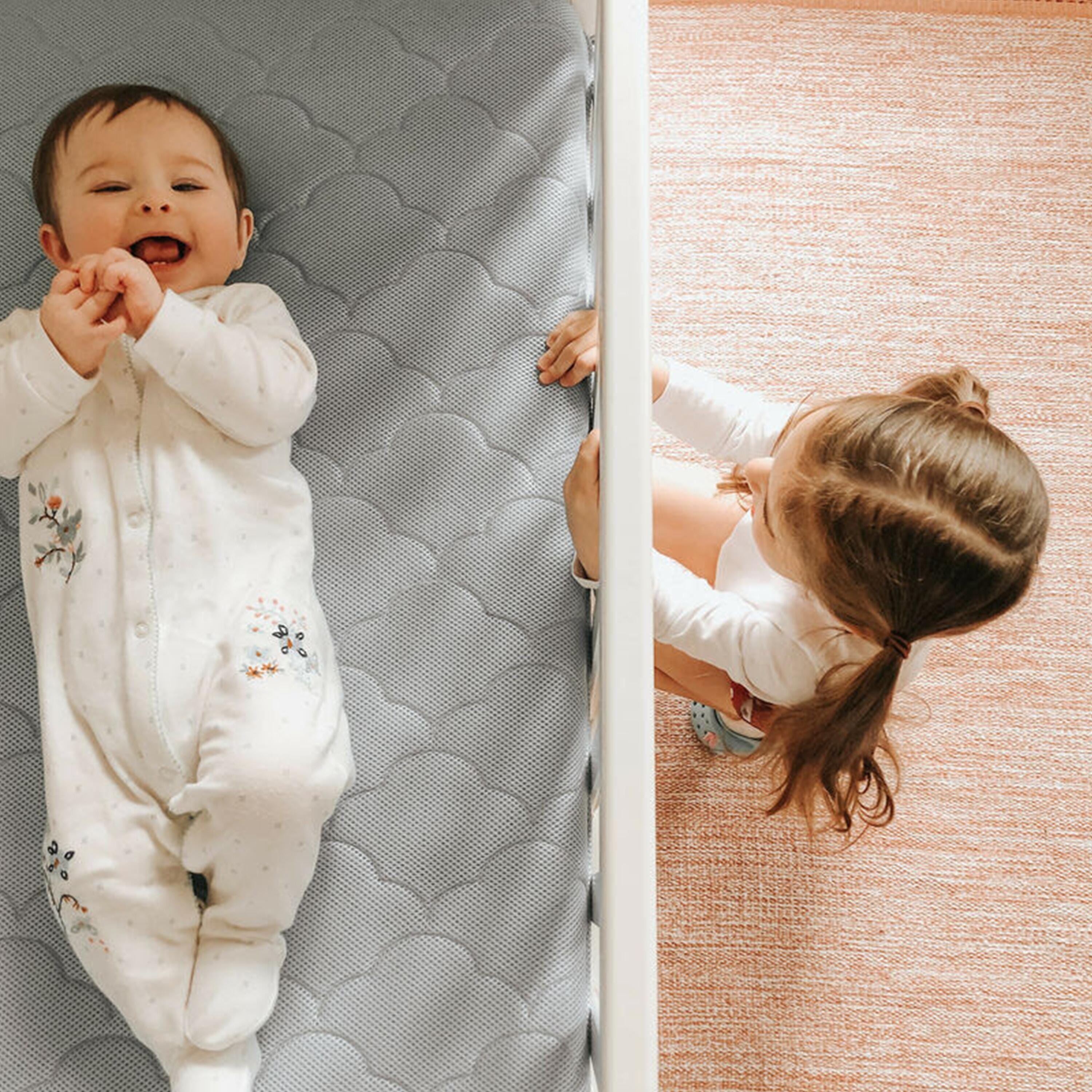 Newton Baby Waterproof Mattress, Gray, large