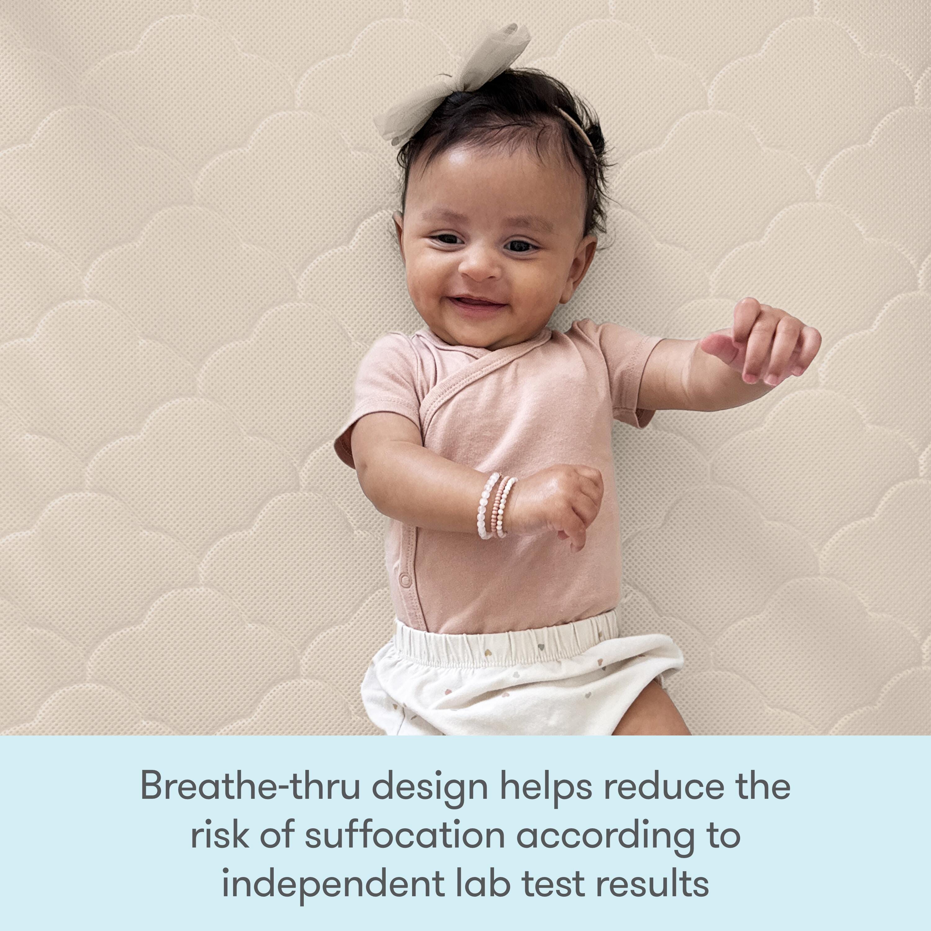 Newton Baby Waterproof Mattress, Sand, large