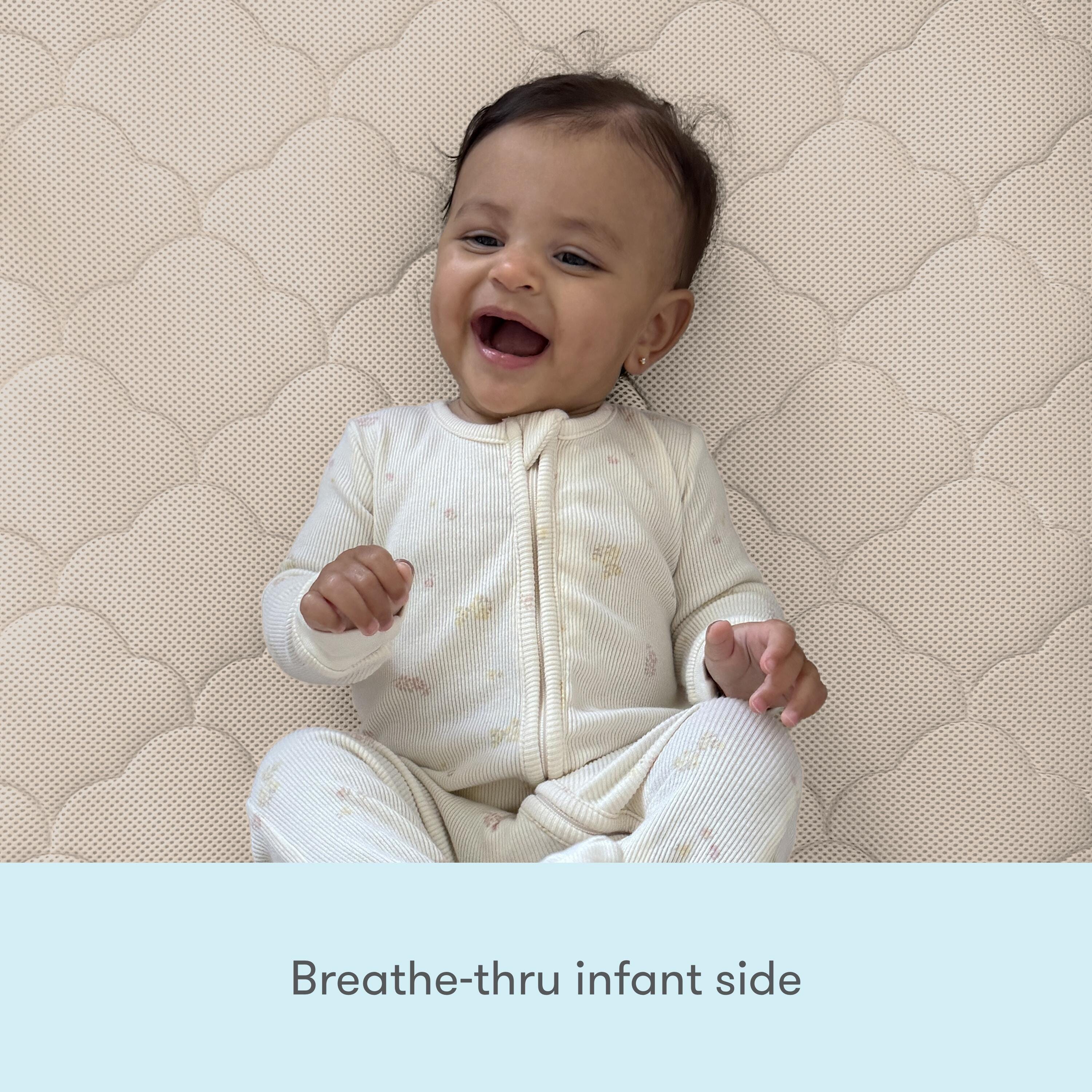 Newton Baby Waterproof Mattress, Sand, large