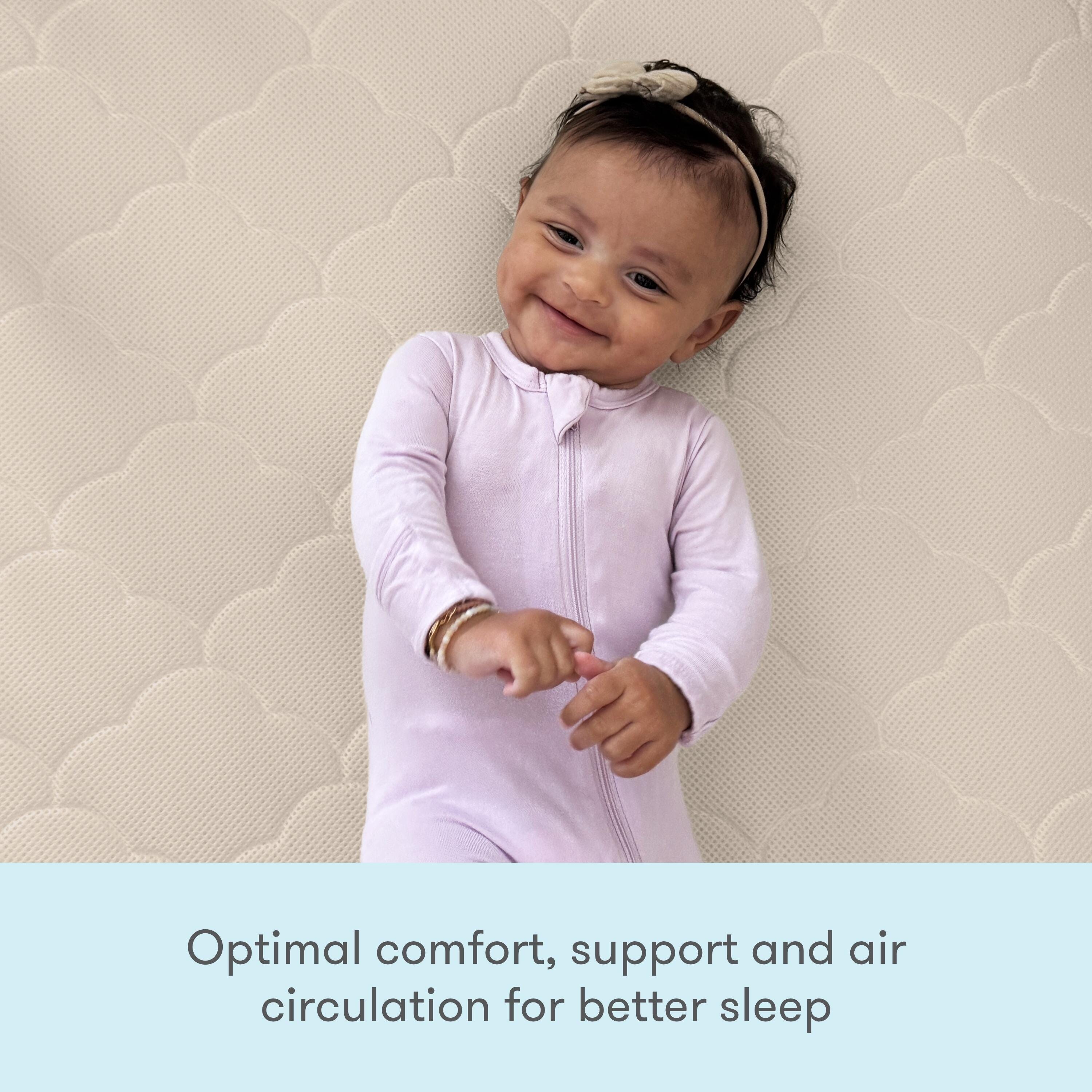 Newton Baby Waterproof Mattress, Sand, large