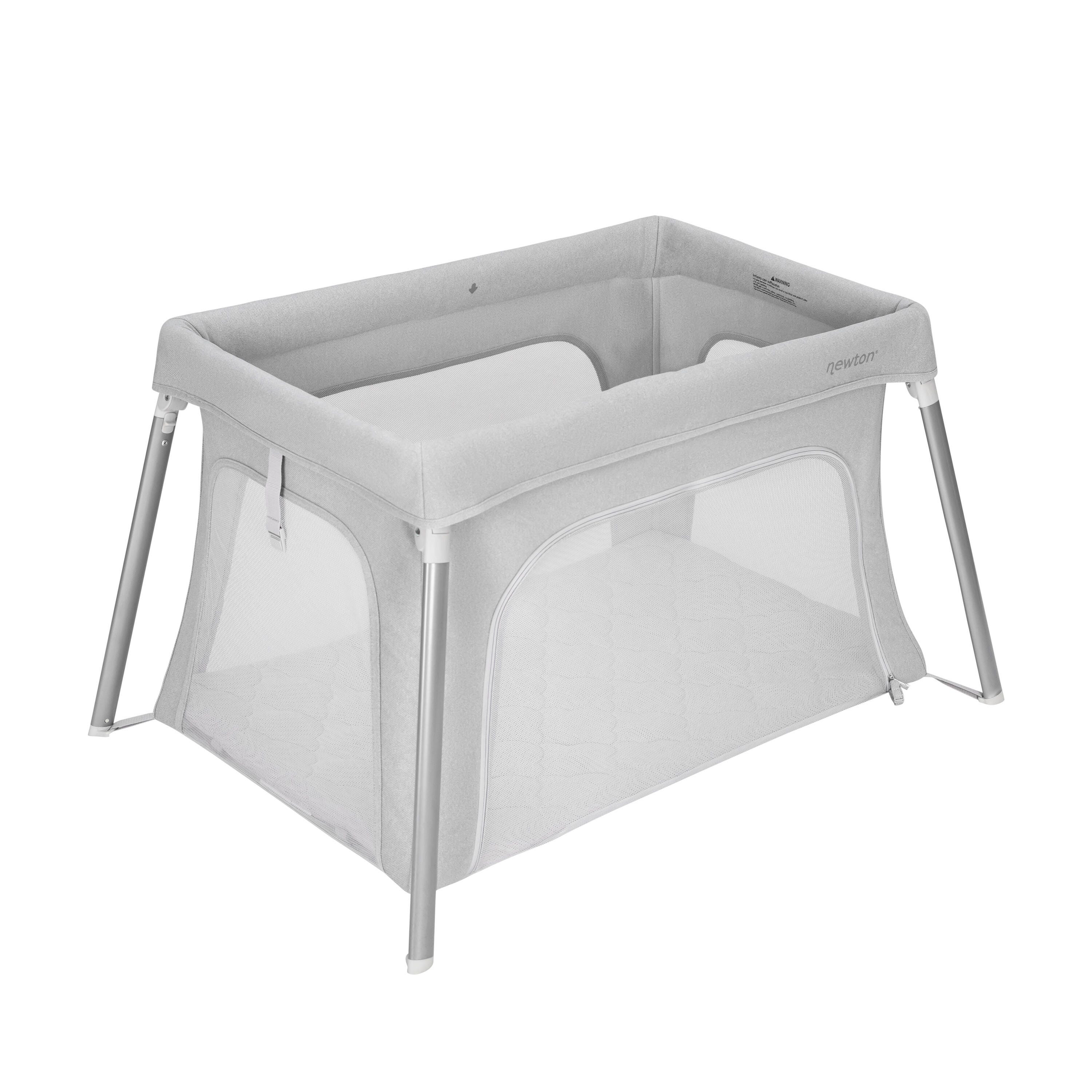 Newton Baby Compact Travel Crib and Play Yard, Gray, large