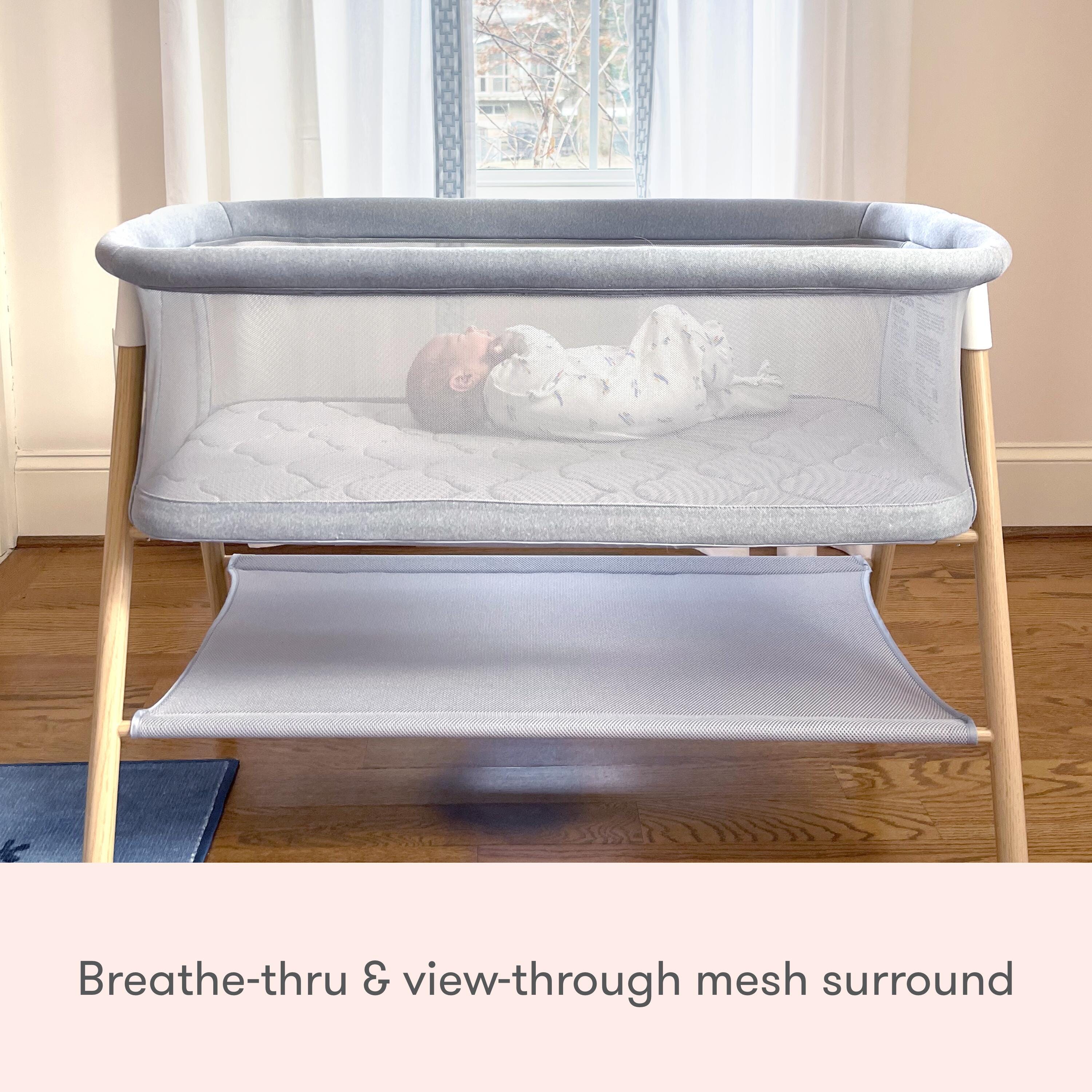 Newton Baby Essential Bassinet, Gray, large
