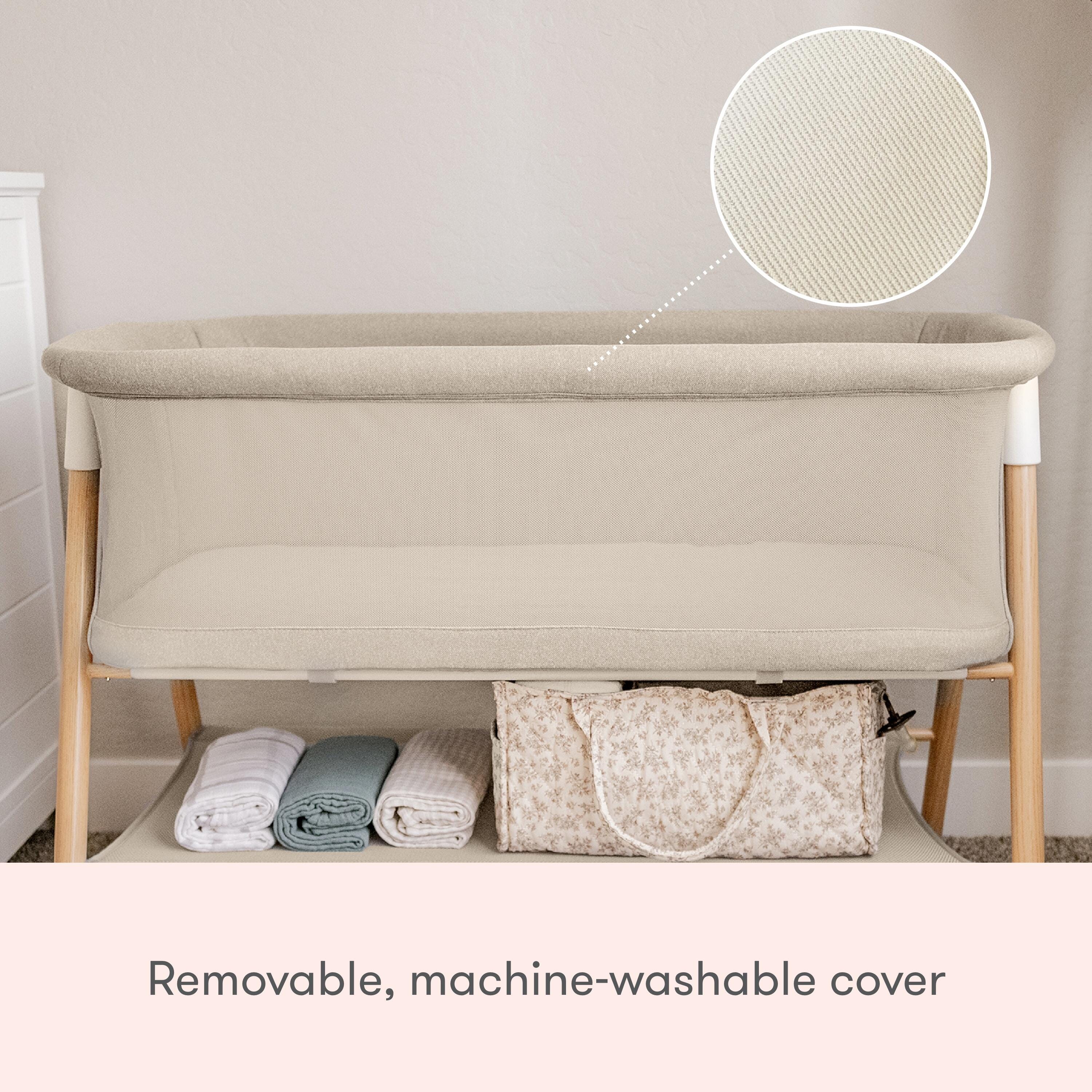 Newton Baby Essential Bassinet, Sandstone, large