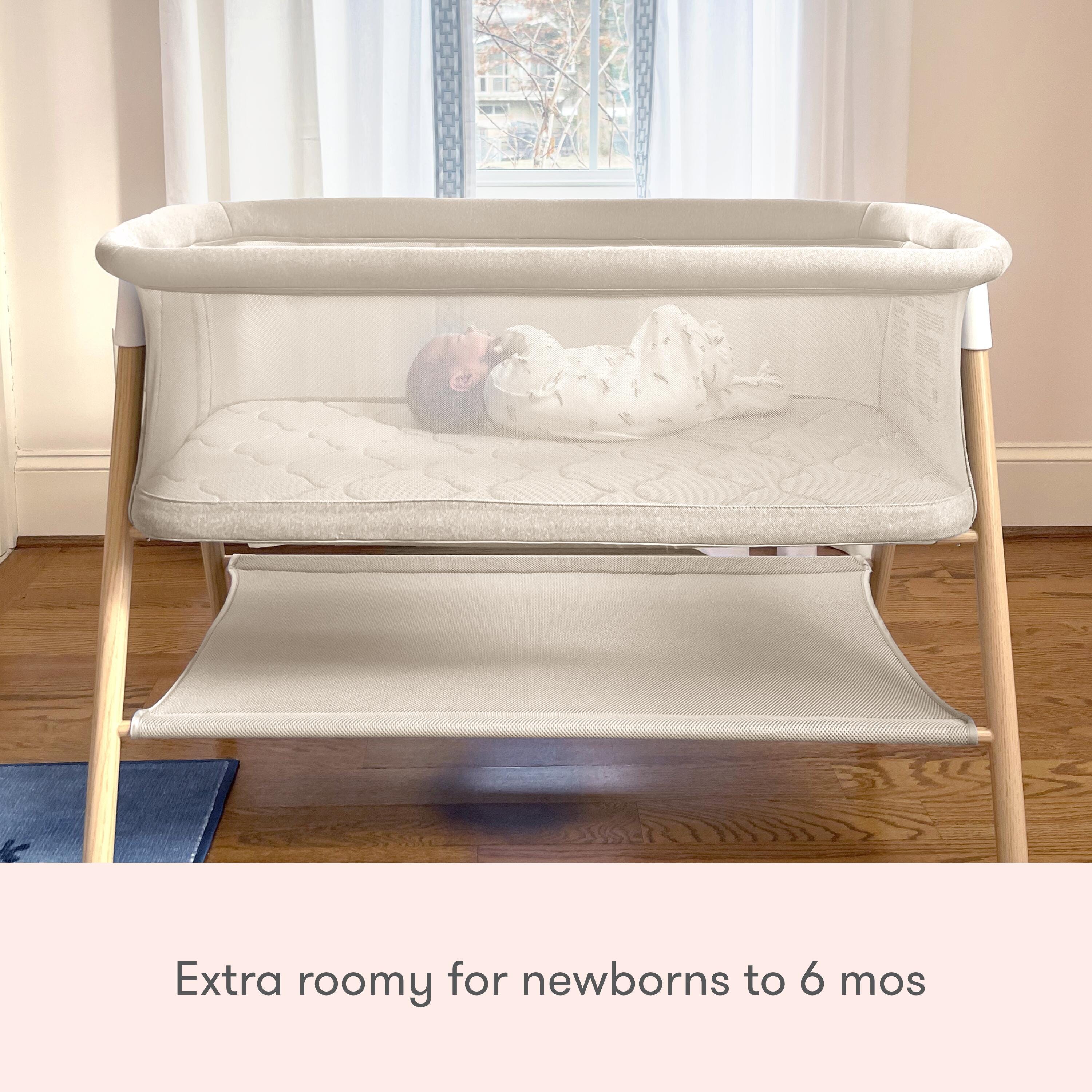 Newton Baby Essential Bassinet, Sandstone, large