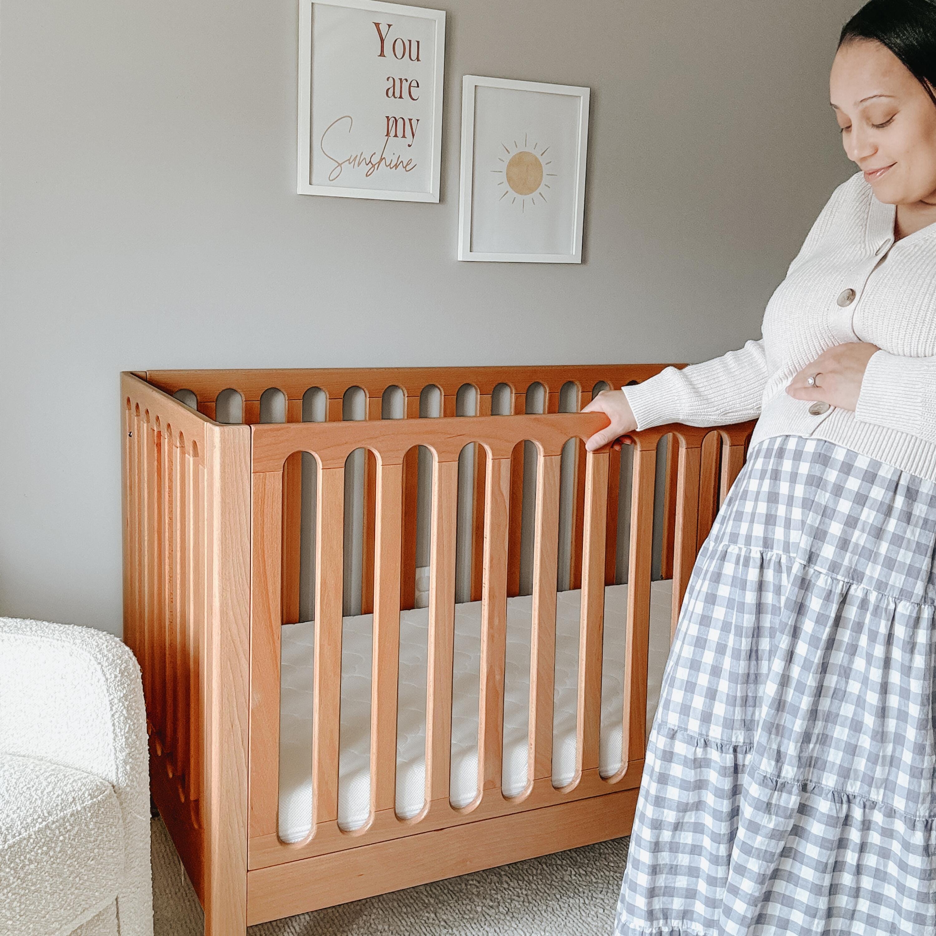 Newton Baby Galileo Convertible Crib, Chestnut, large
