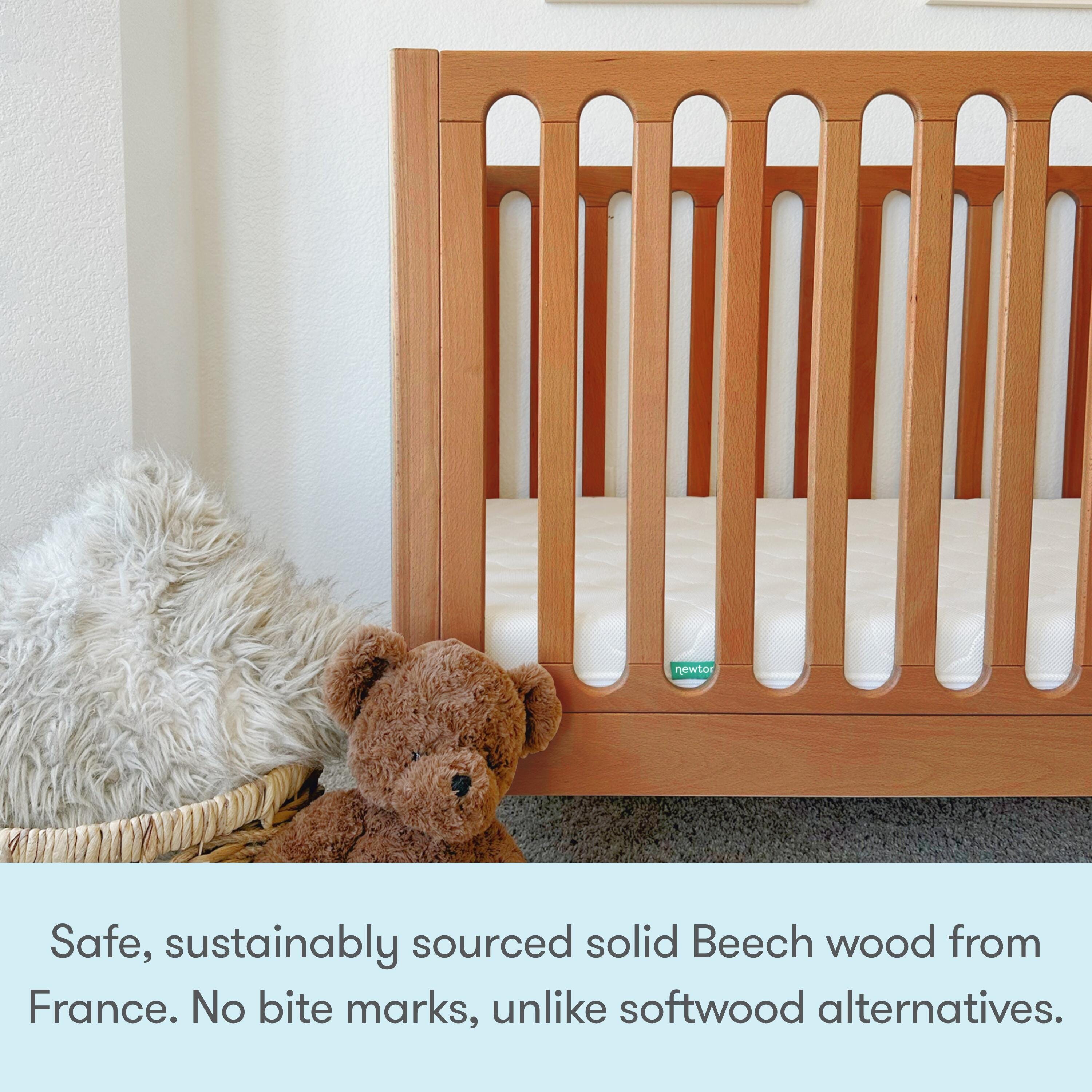 Newton Baby Galileo Convertible Crib, Chestnut, large