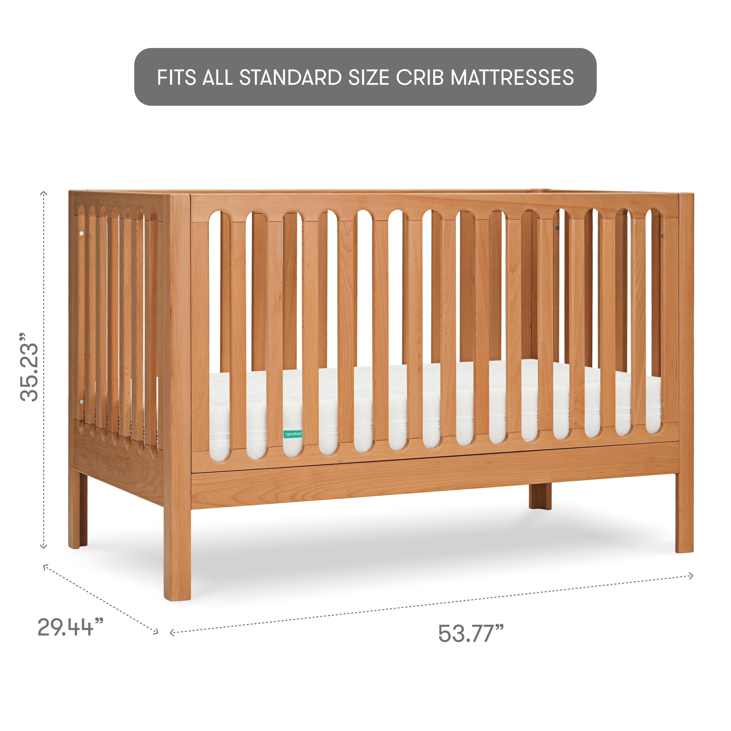 Newton Baby Galileo Convertible Crib, Chestnut, large