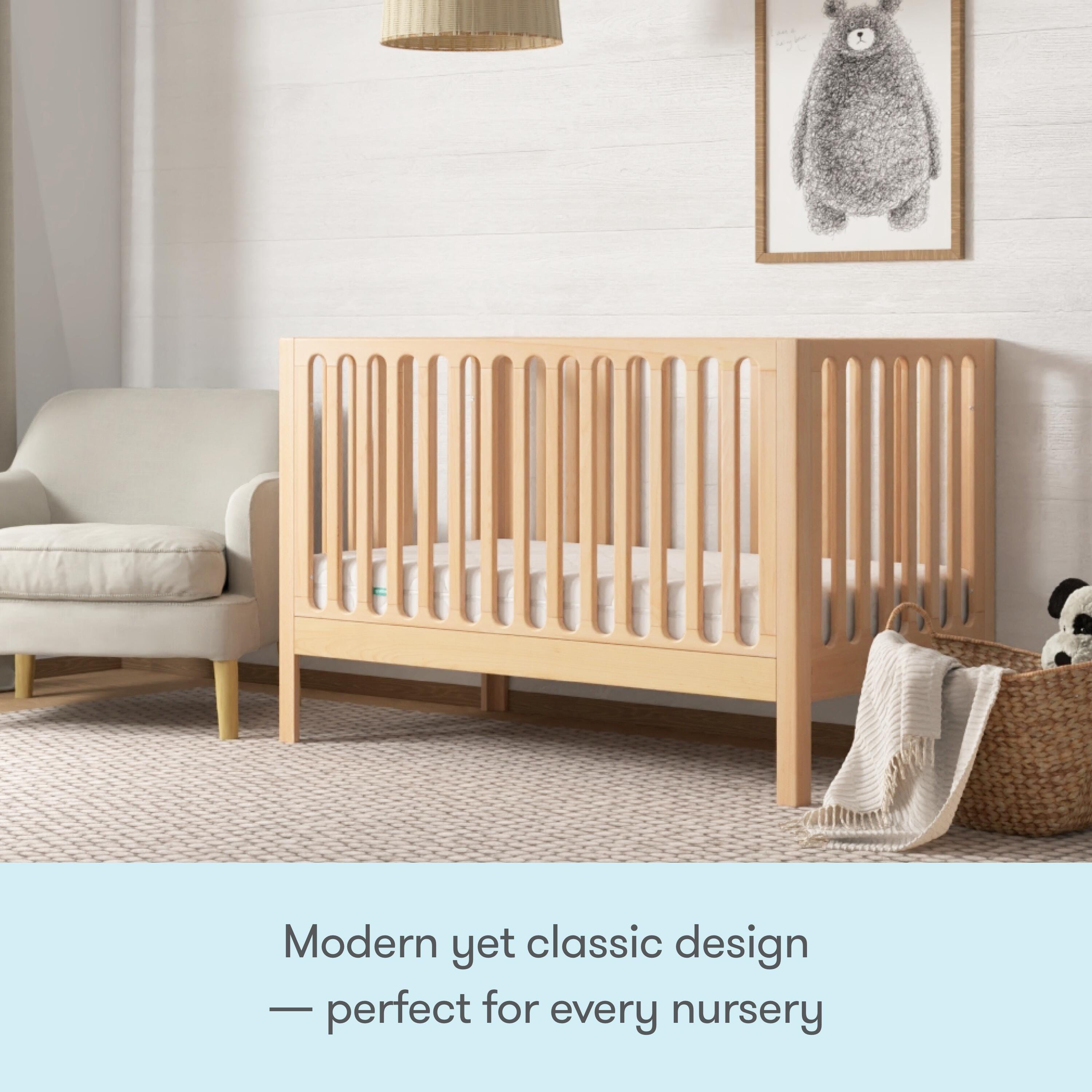 Newton Baby Galileo Convertible Crib, Natural, large