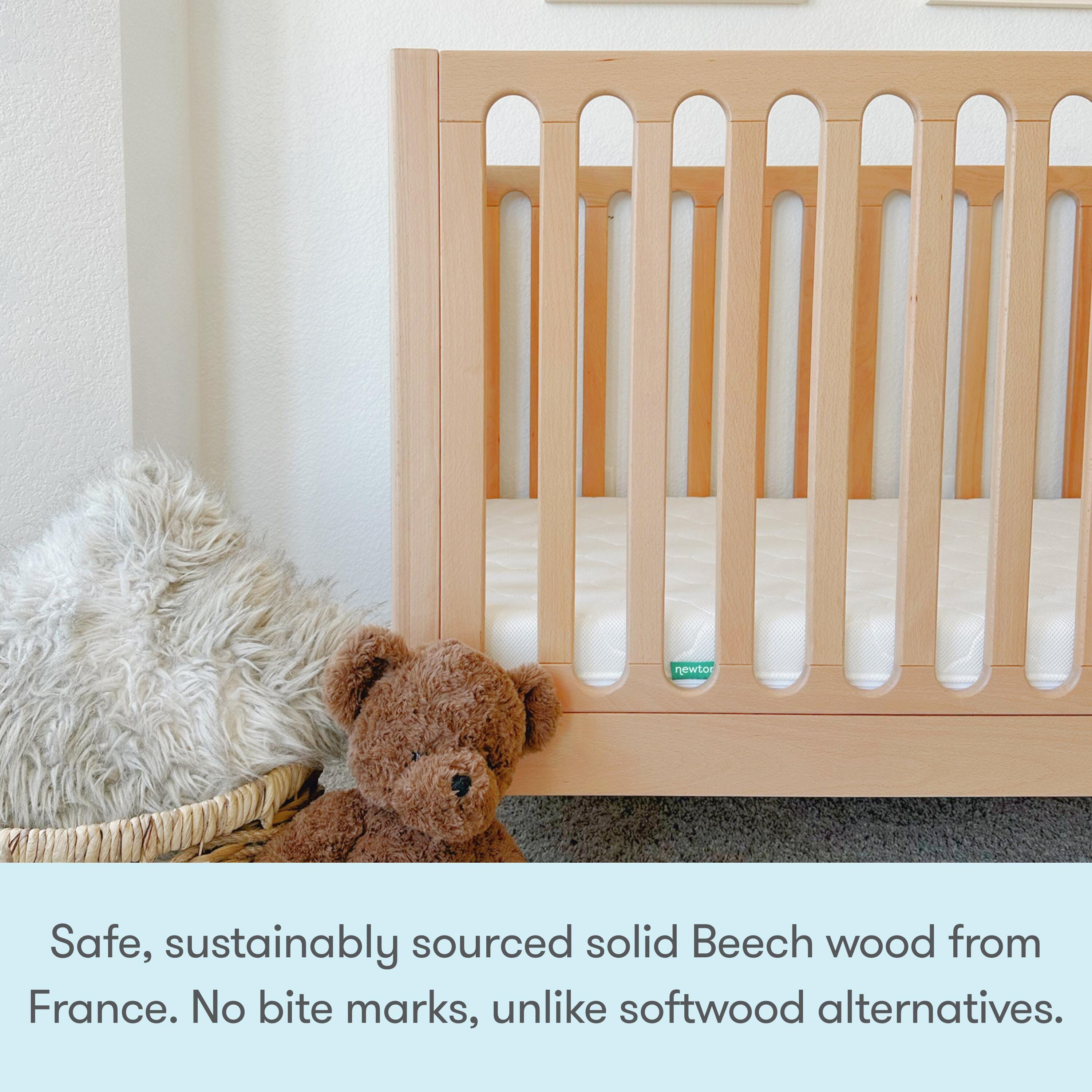 Newton Baby Galileo Convertible Crib, Natural, large
