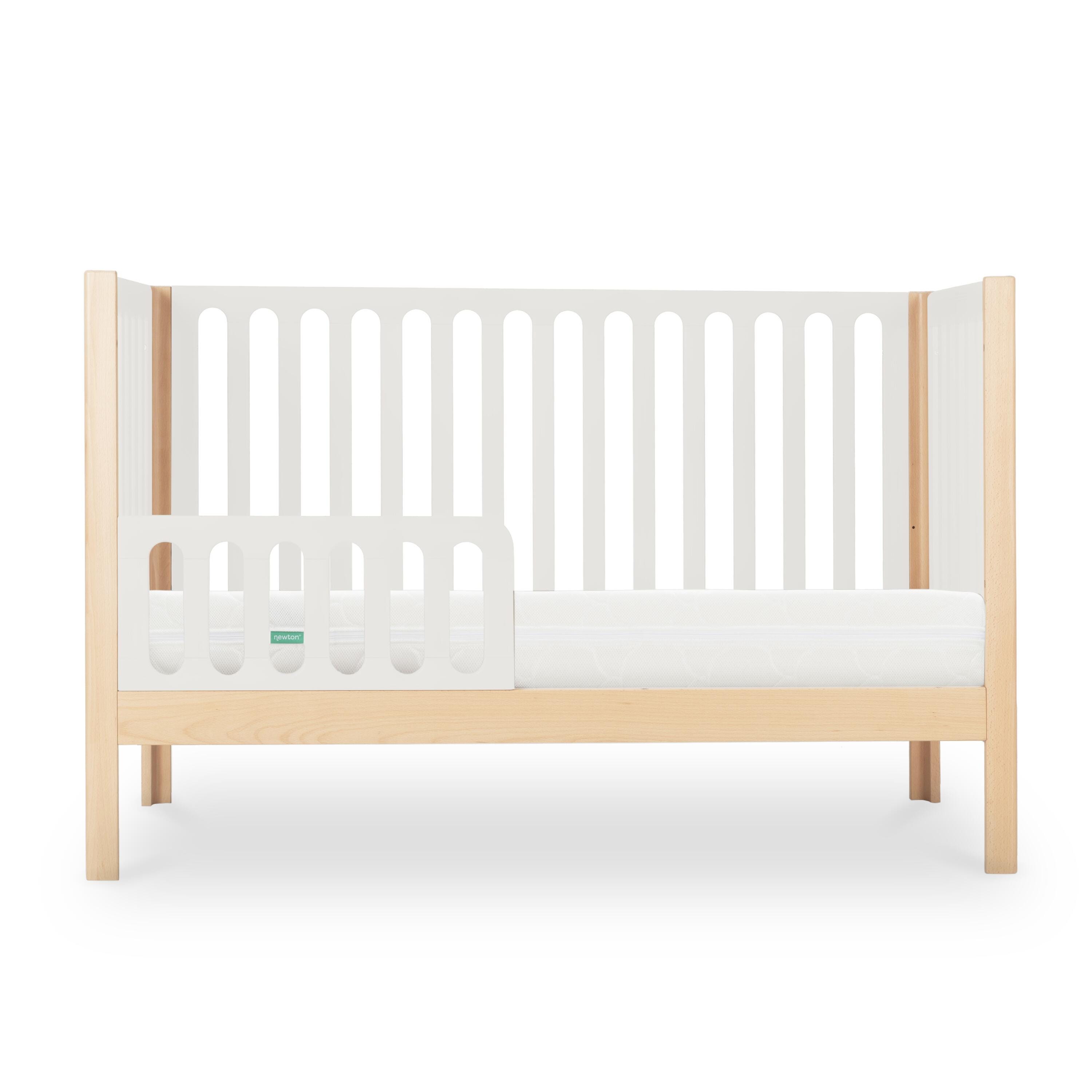 Newton Baby Galileo Convertible Crib, Natural/Dove White, large