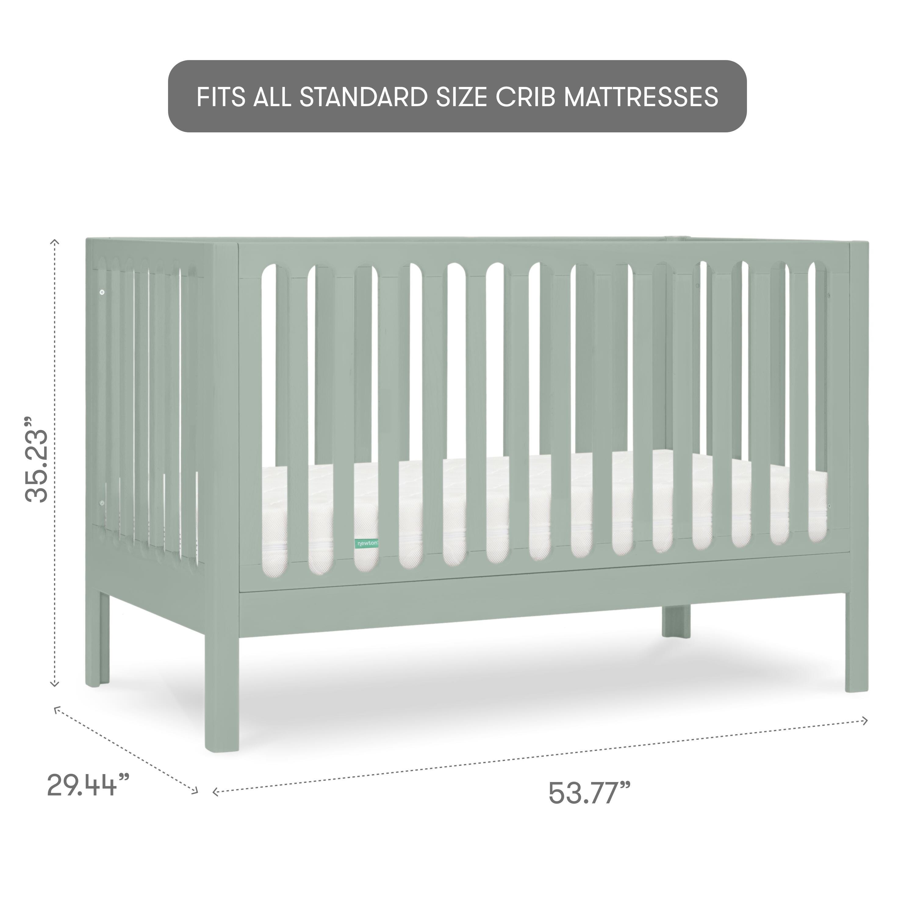 Newton Baby Galileo Convertible Crib, Sage, large