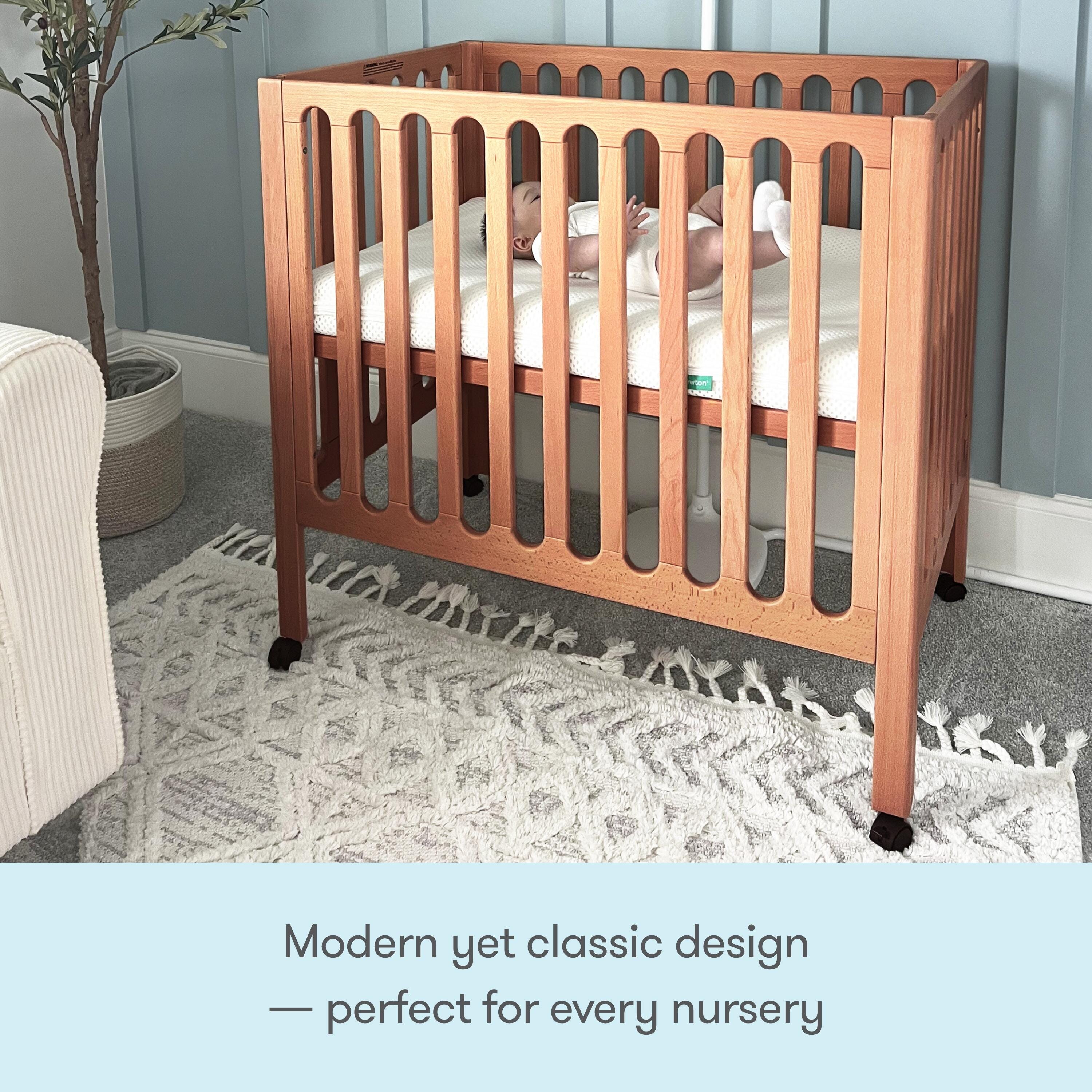 Newton Baby Galileo Mini Crib, Chestnut, large