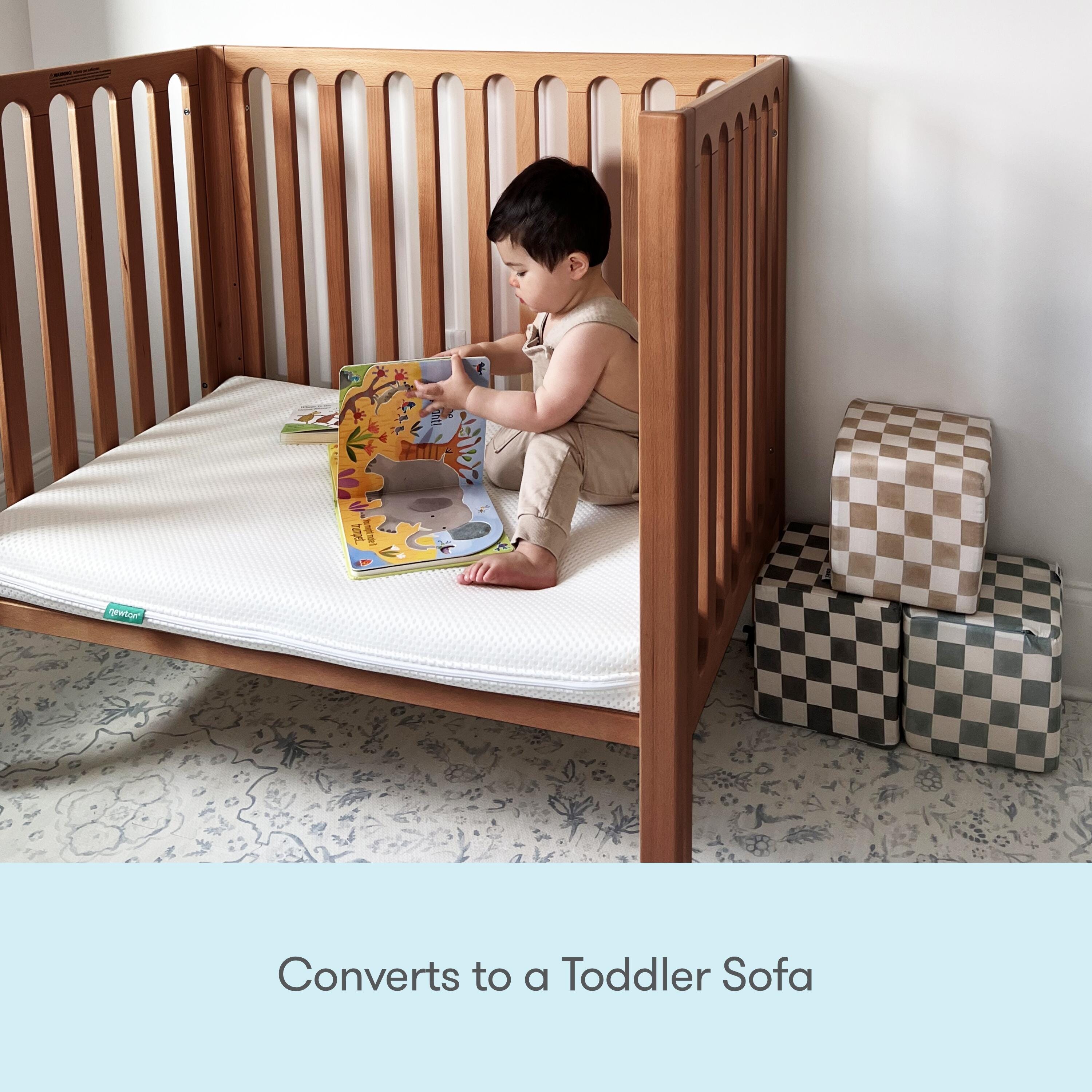 Newton Baby Galileo Mini Crib, Chestnut, large