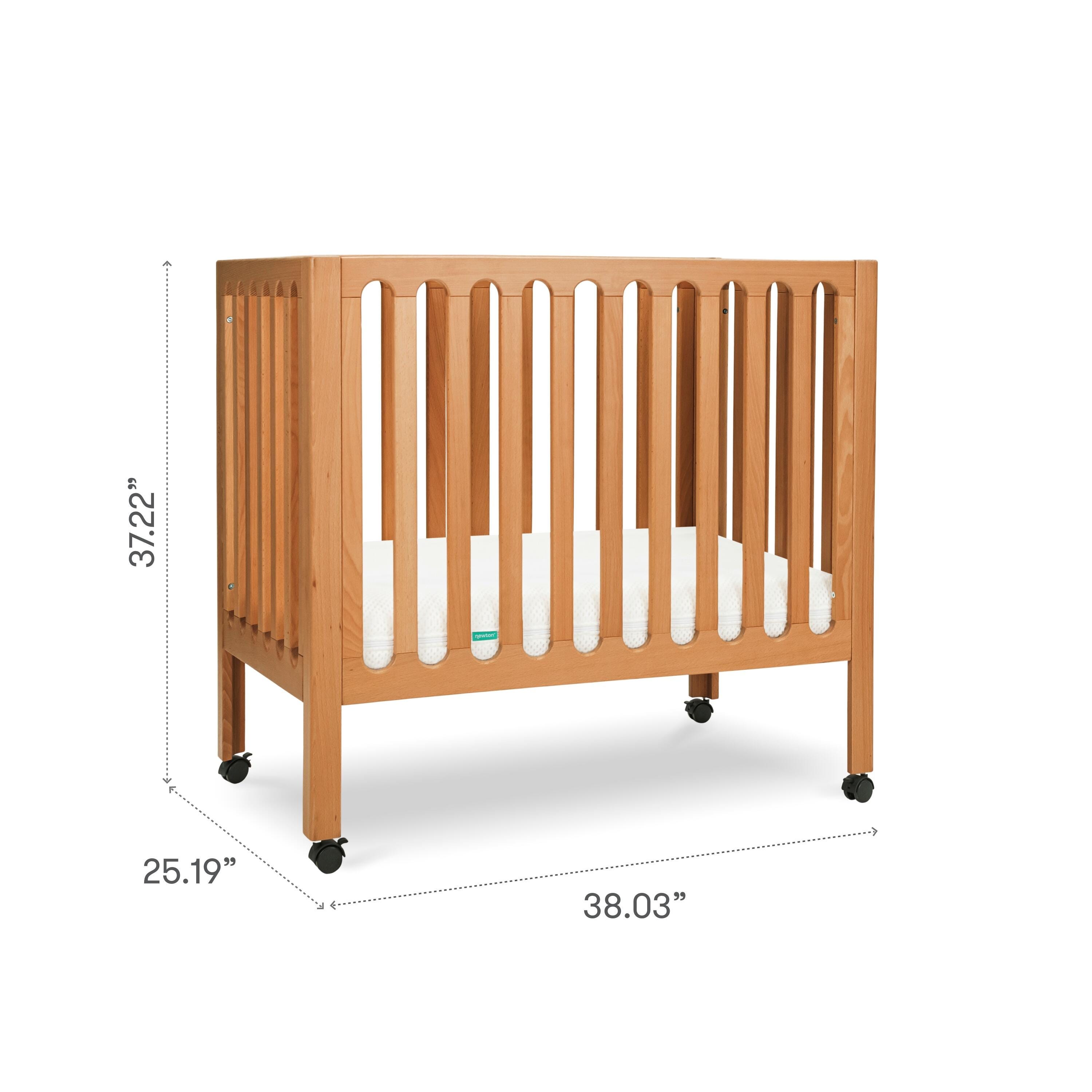 Newton Baby Galileo Mini Crib, Chestnut, large