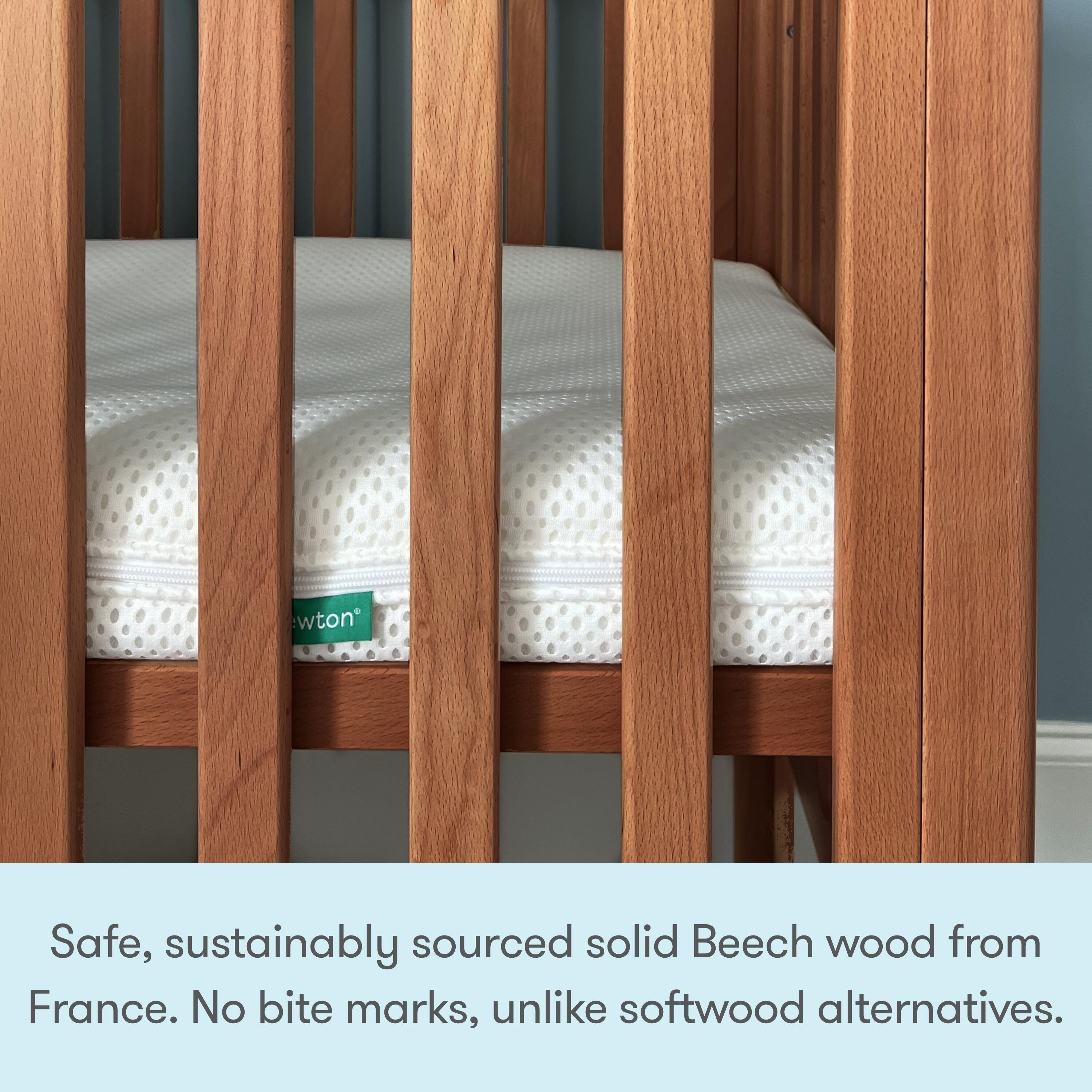 Newton Baby Galileo Mini Crib, Chestnut, large