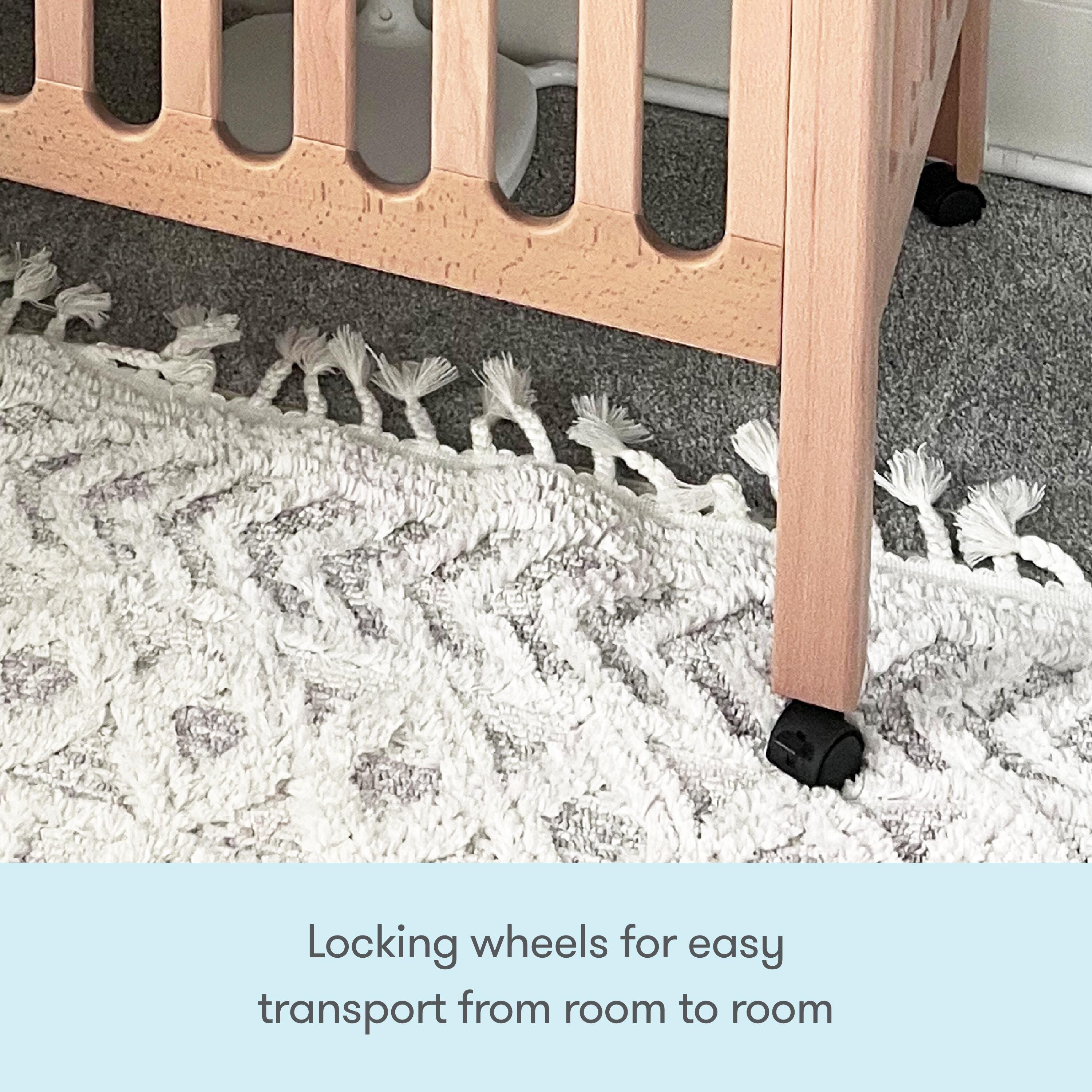 Newton Baby Galileo Mini Crib, Natural, large