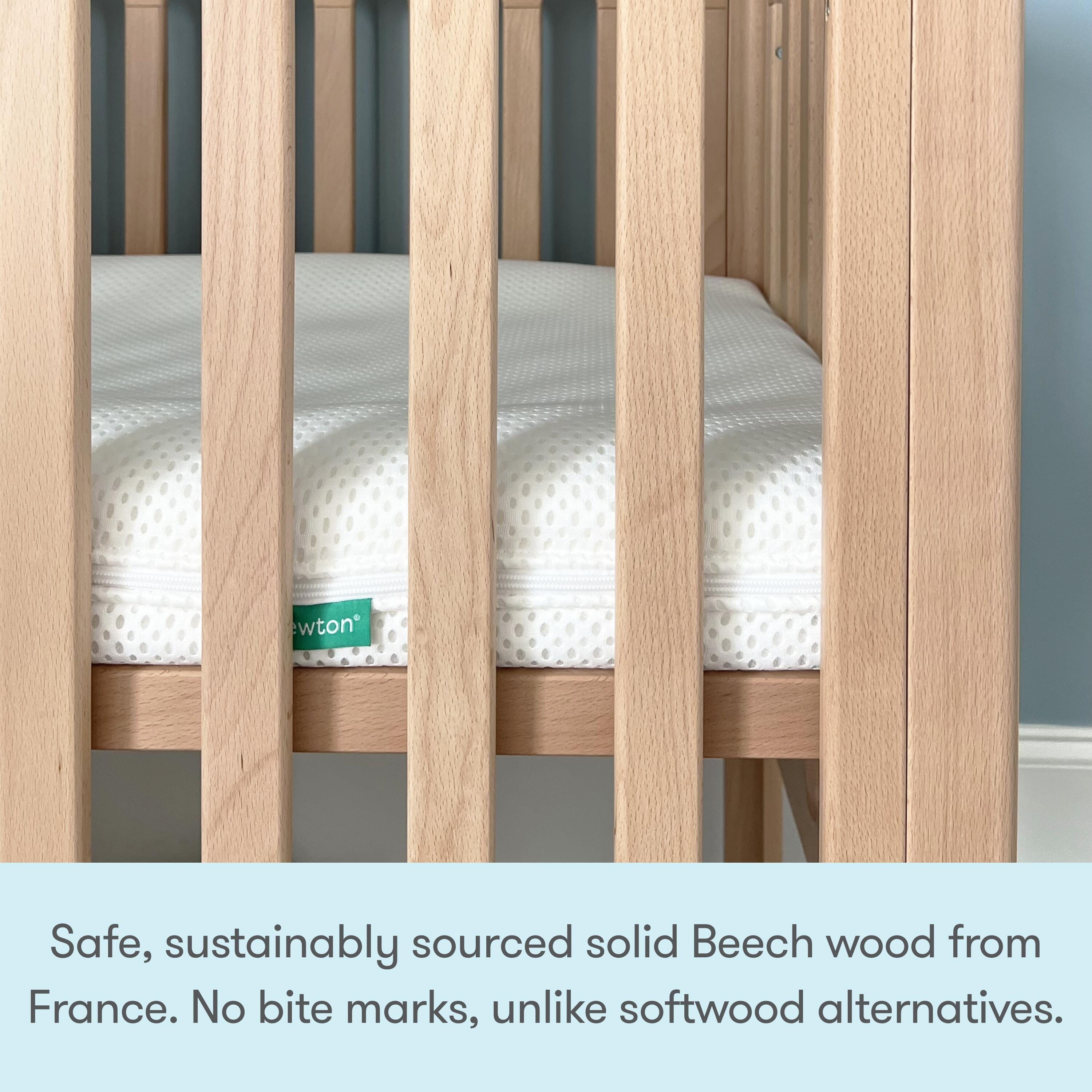 Newton Baby Galileo Mini Crib, Natural, large