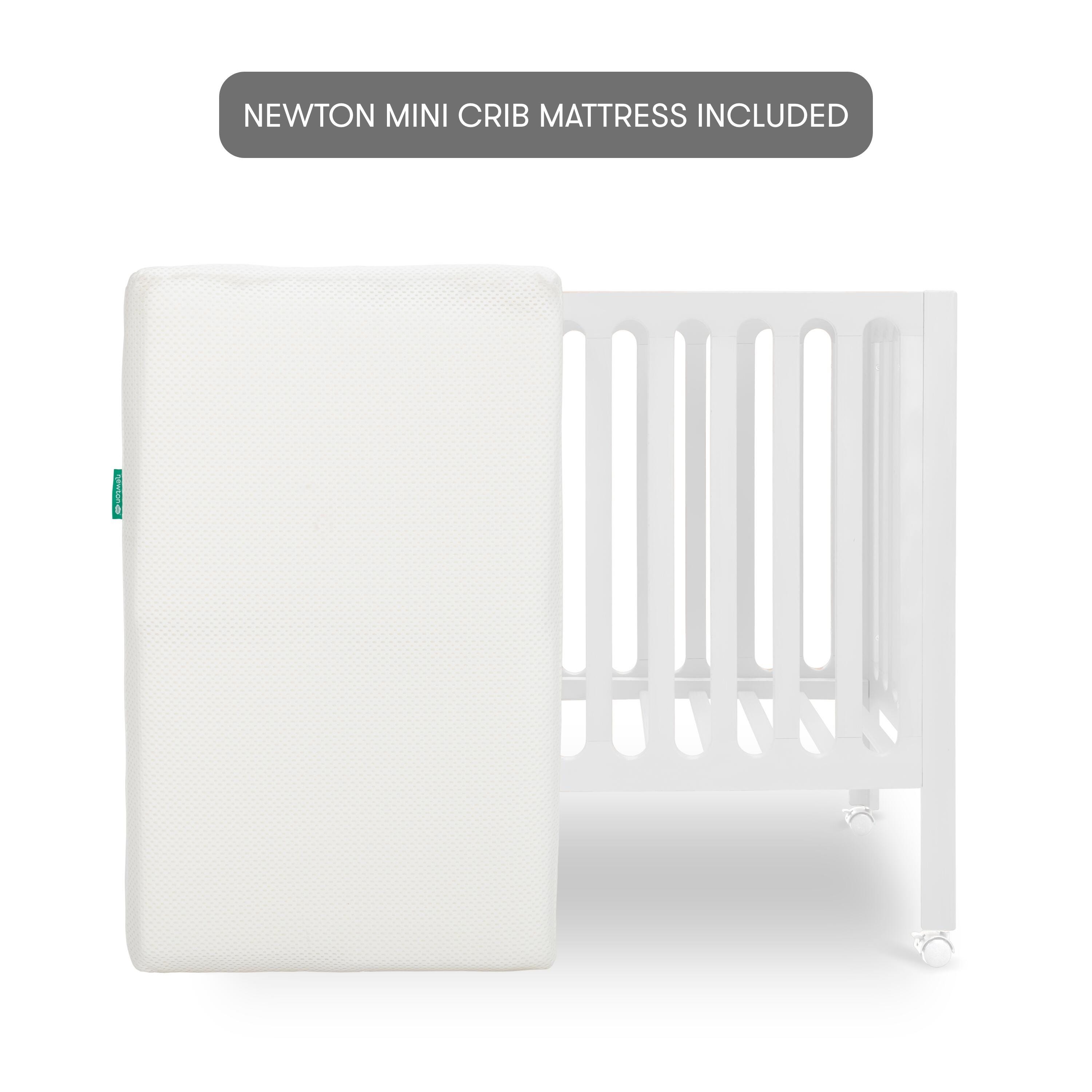 Newton Baby Galileo Mini Crib, White, large