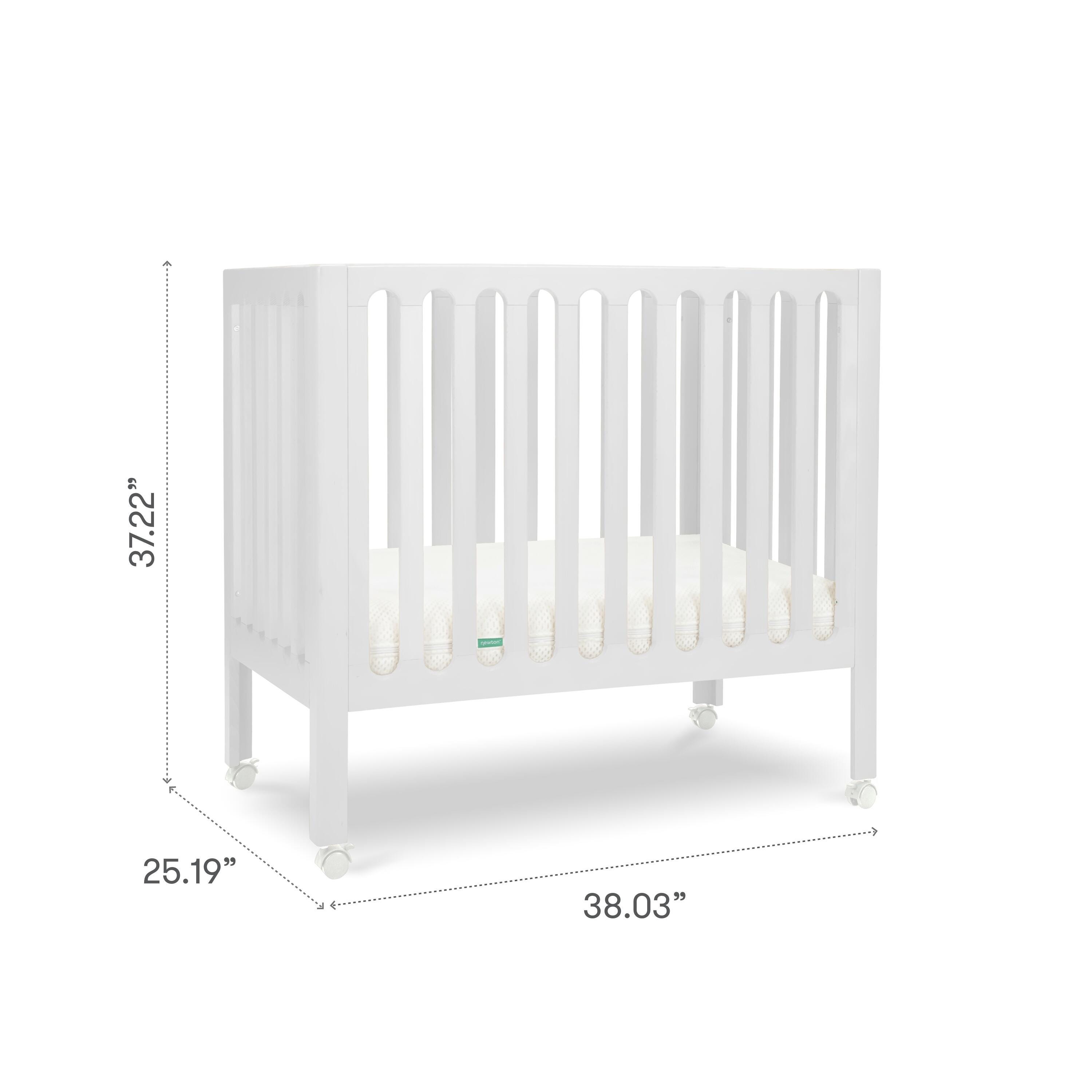 Newton Baby Galileo Mini Crib, White, large