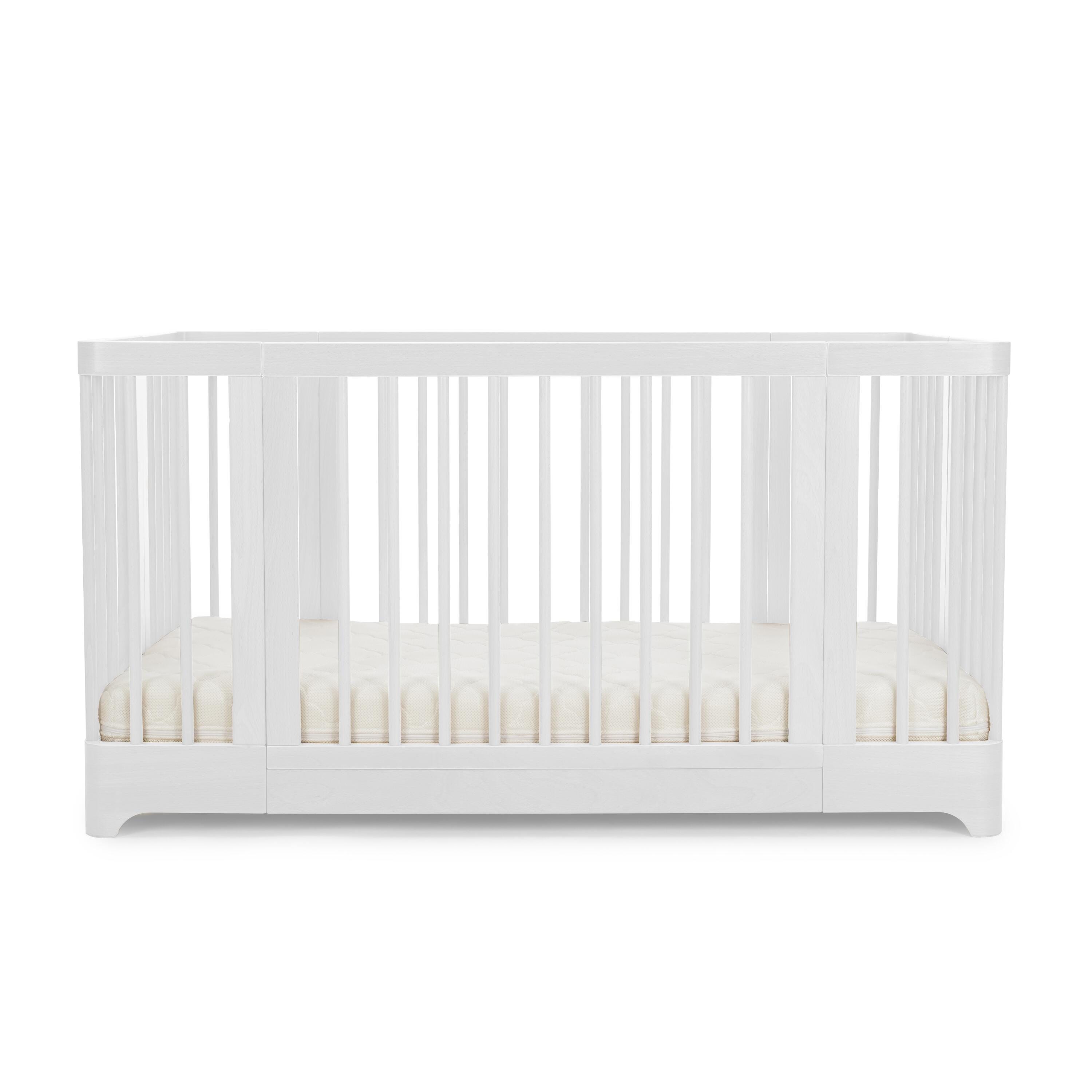 Newton Baby Nest Convertible Crib, White, large