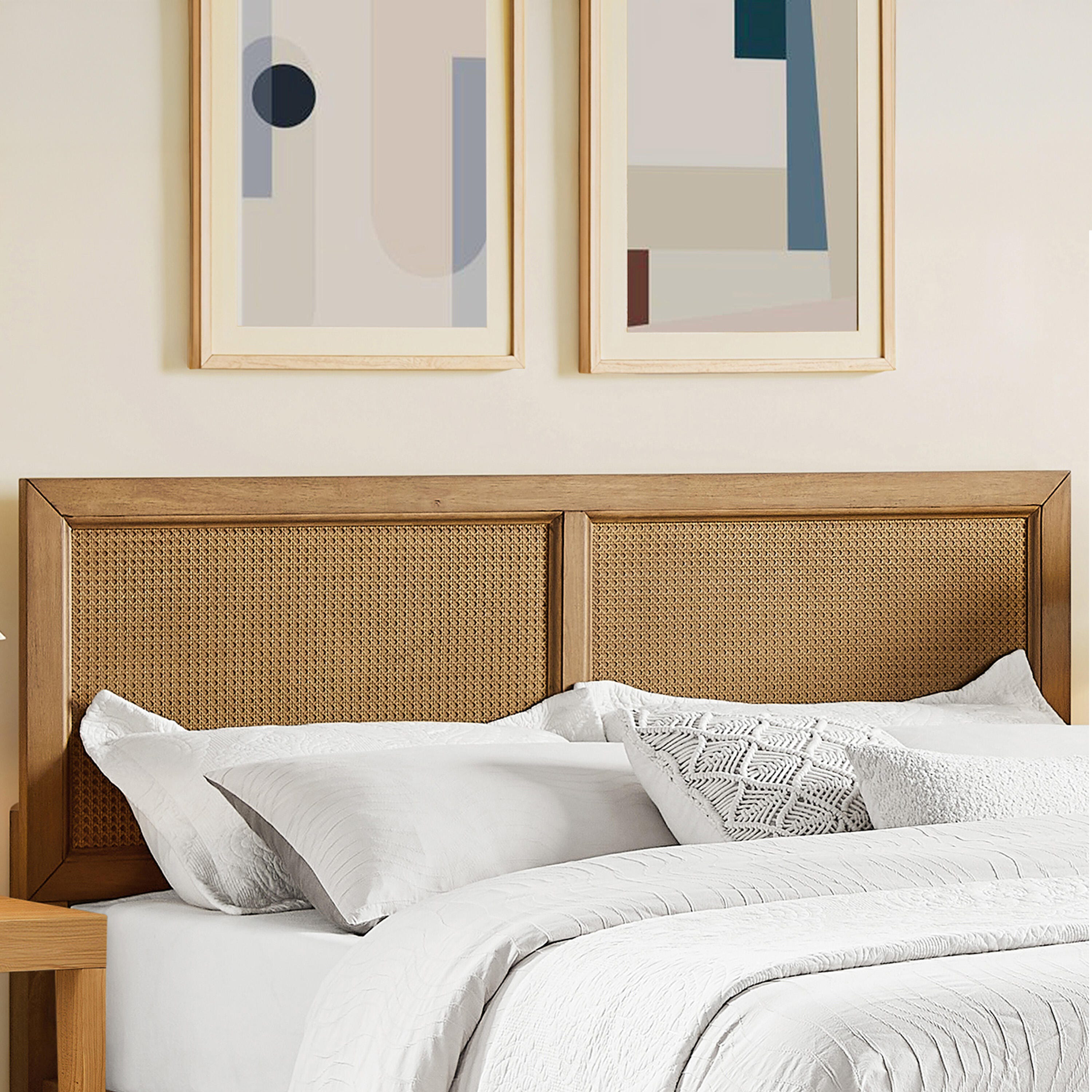 Crosley Furniture Katia Queen Headboard, Driftwood, rollover