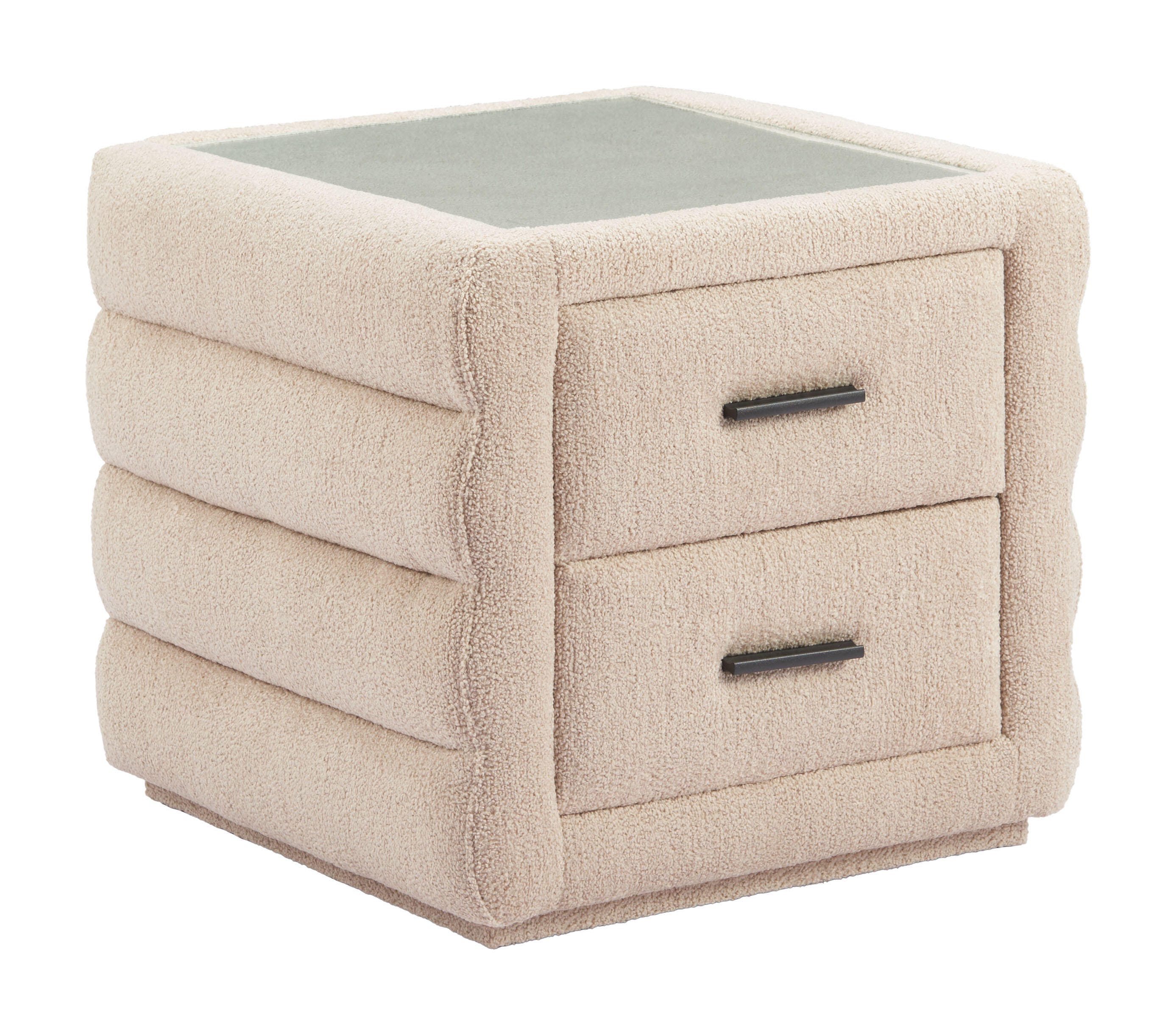 Erika Home ZUO Soffice 19" 2 Drawer Nightstand, , large