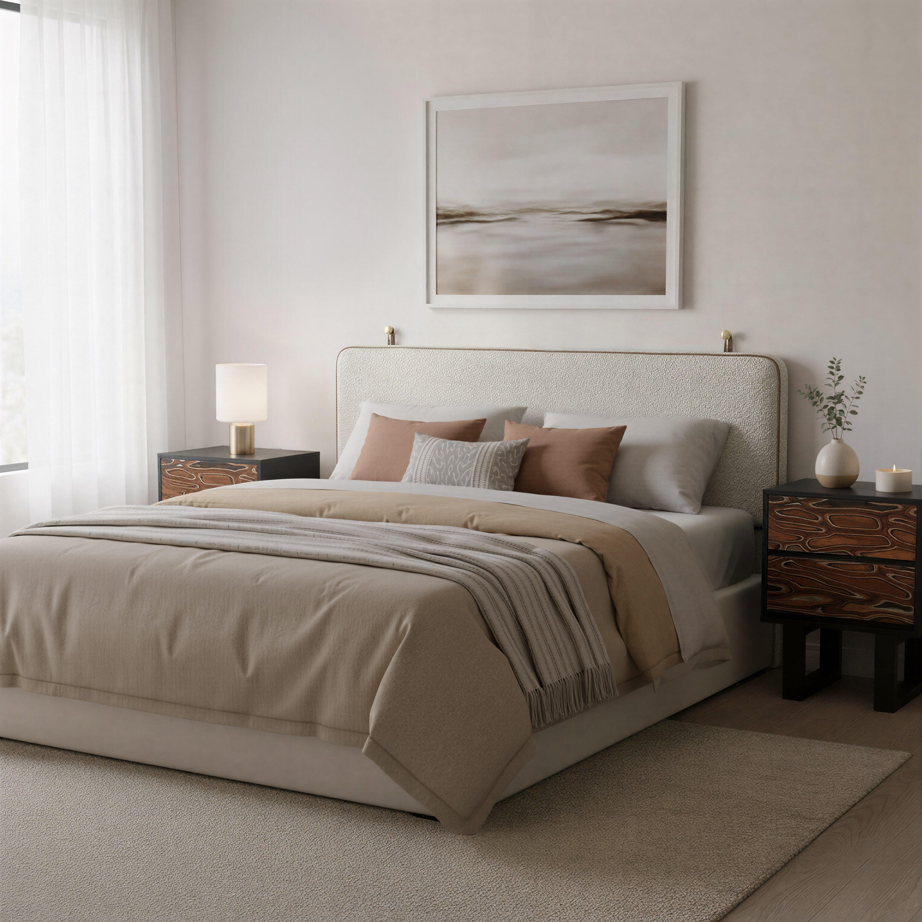 Erika Home ZUO Bela Queen Panel Headboard, , rollover