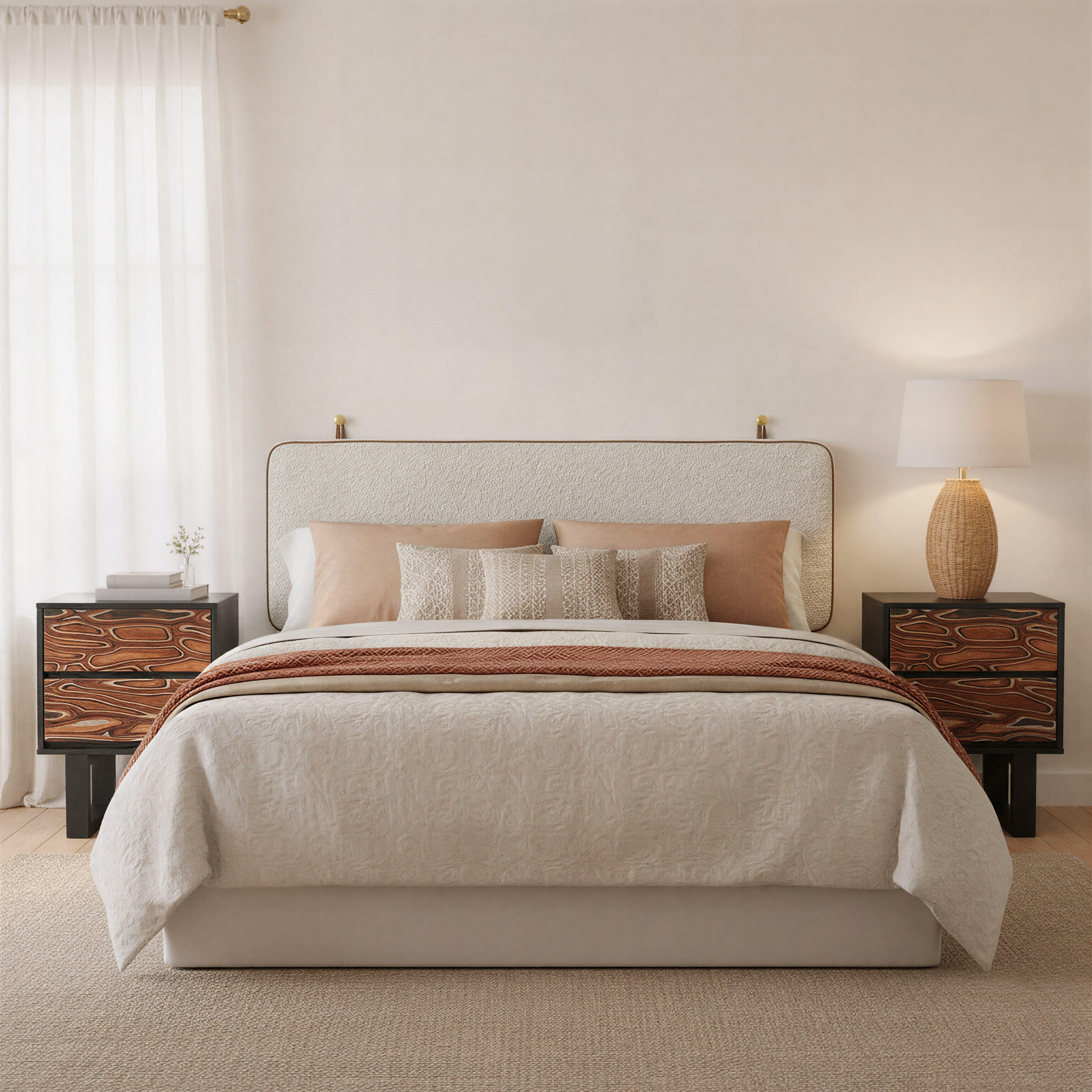 Erika Home ZUO Bela Queen Panel Headboard, , large