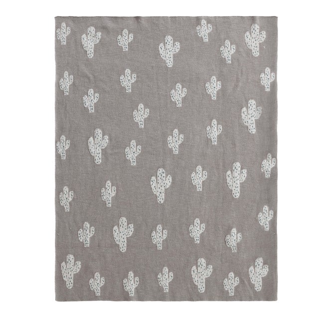 Storied Home Cactus Print Baby Blanket