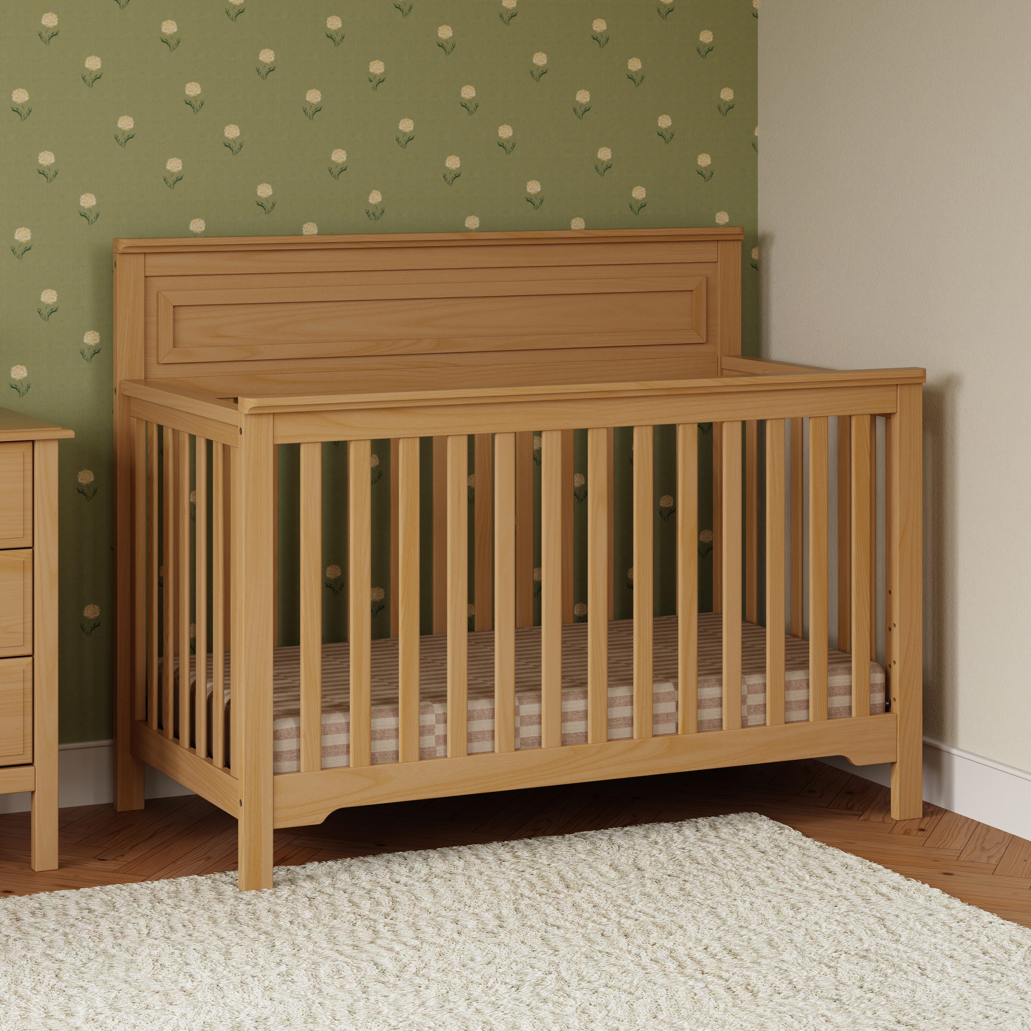 daVinci Autumn 4-in-1 Convertible Crib, Tan, large