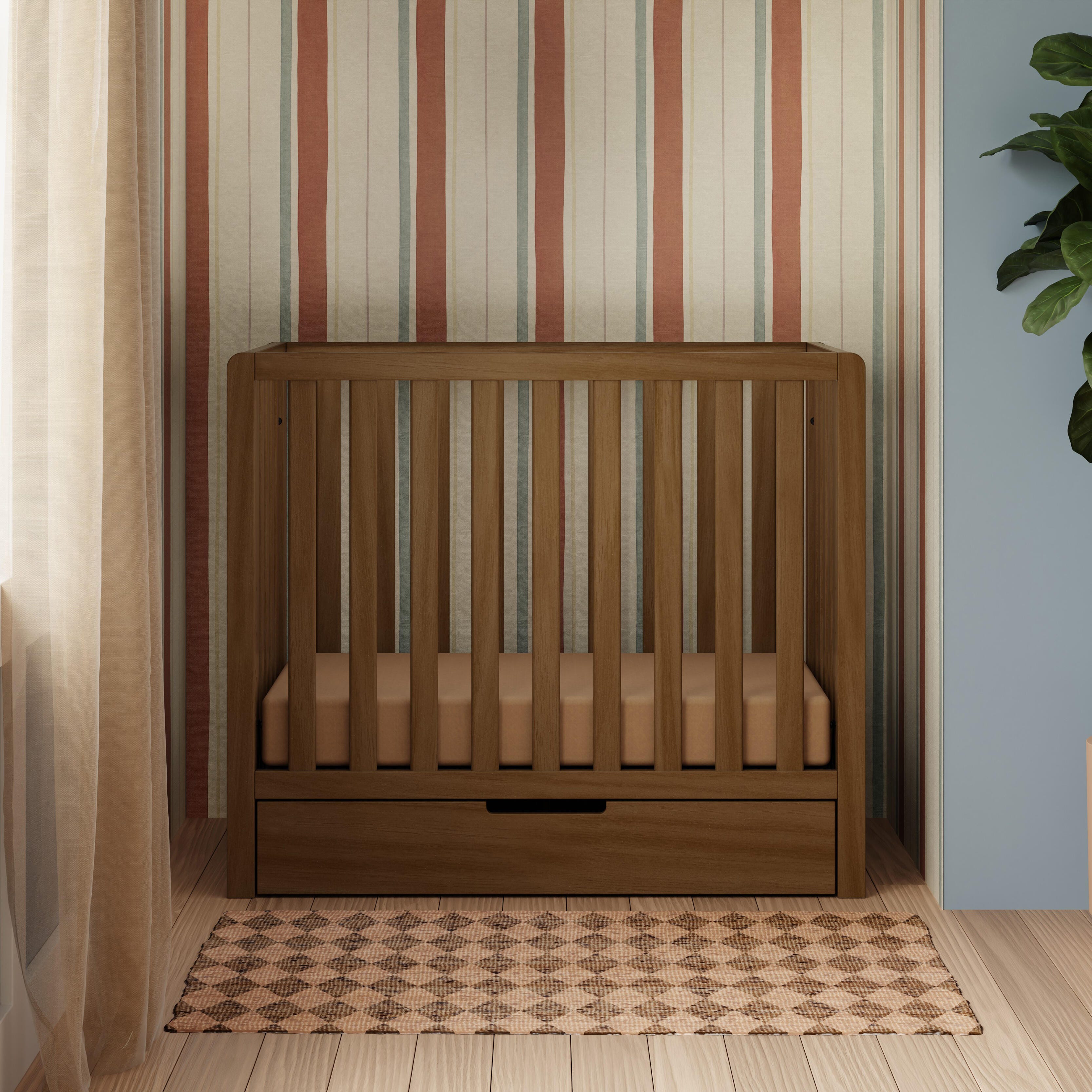 Carter's by daVinci Colby 4-in-1 Convertible Crib, Brown, rollover