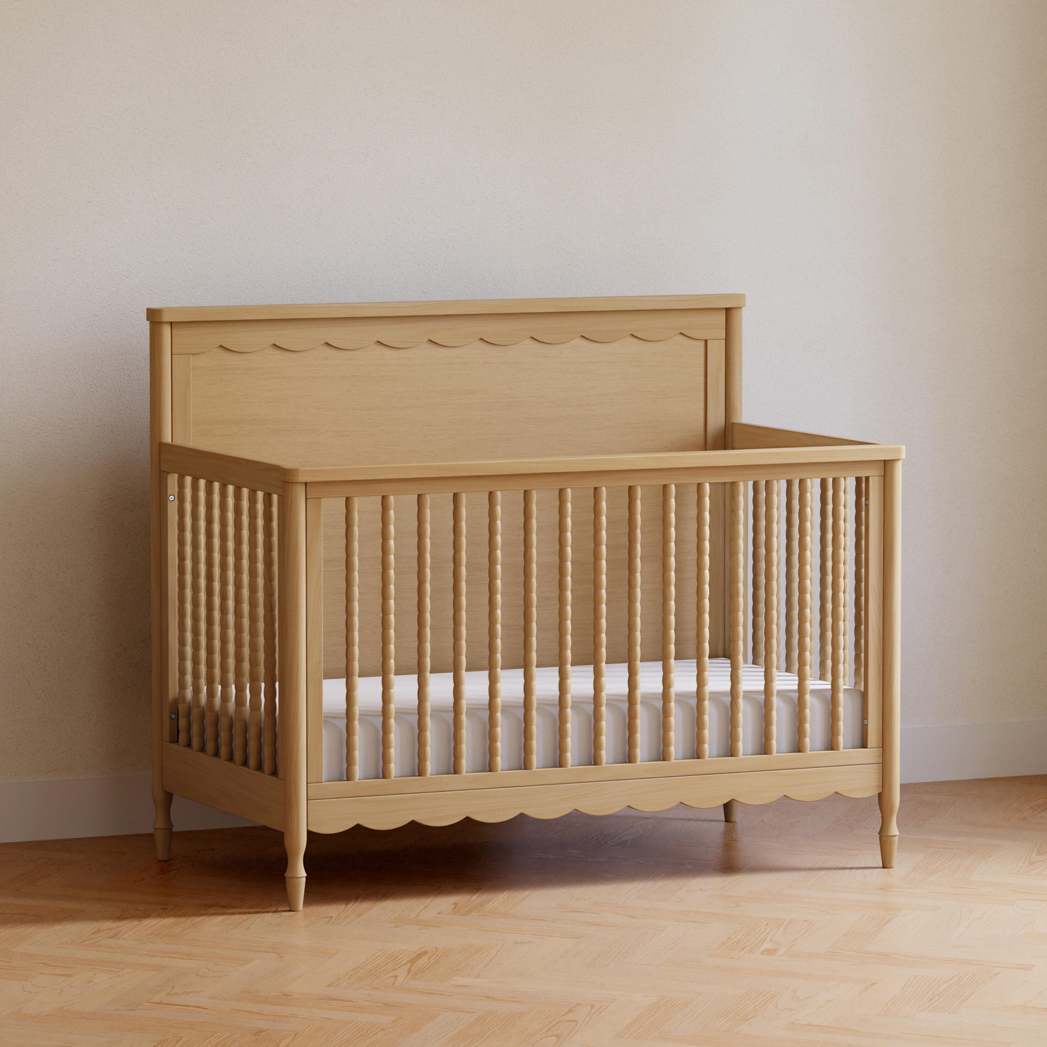 Namesake Ambrosia 4-in-1 Convertible Crib, Tan, large
