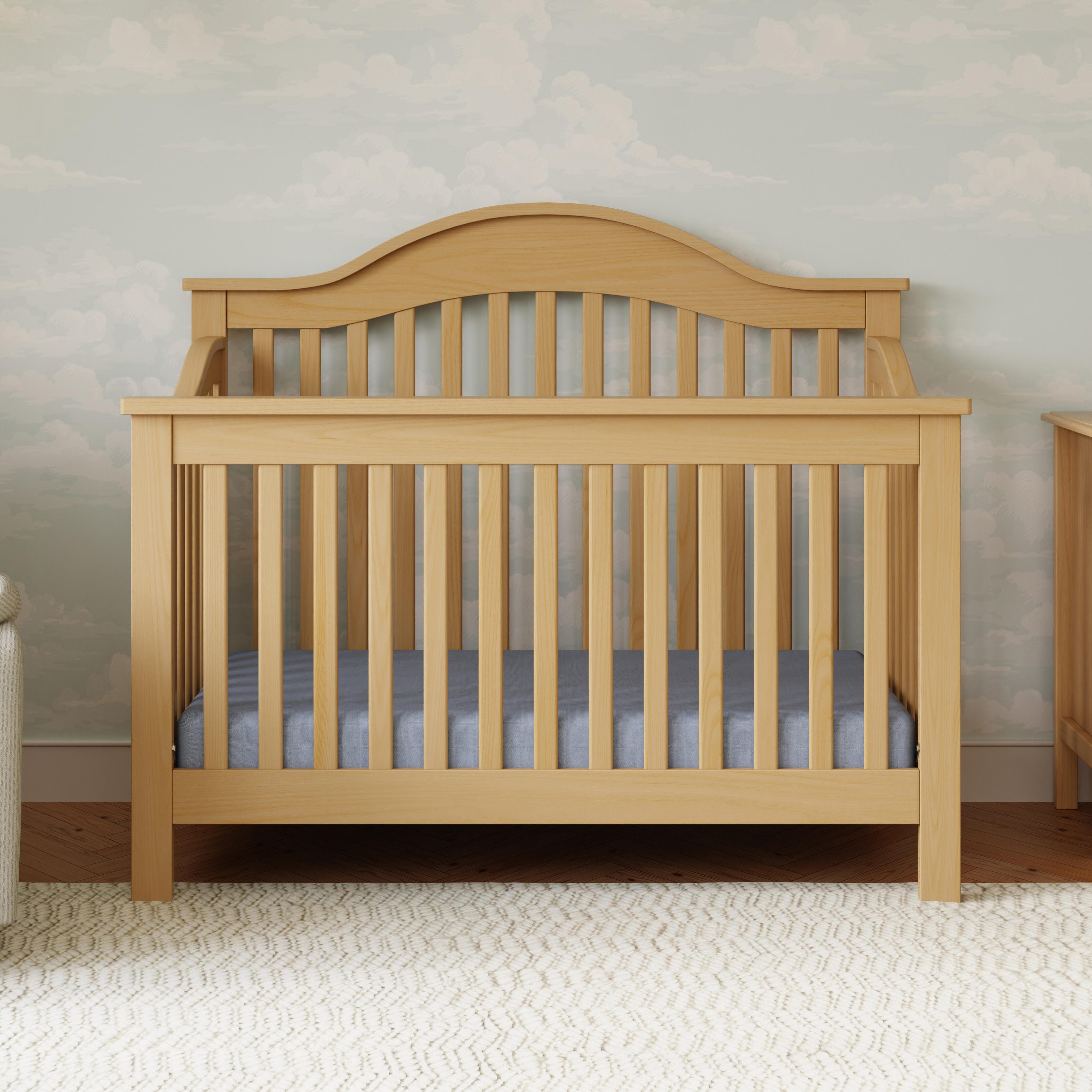 daVinci Jayden 4-in-1 Convertible Crib, Tan, rollover
