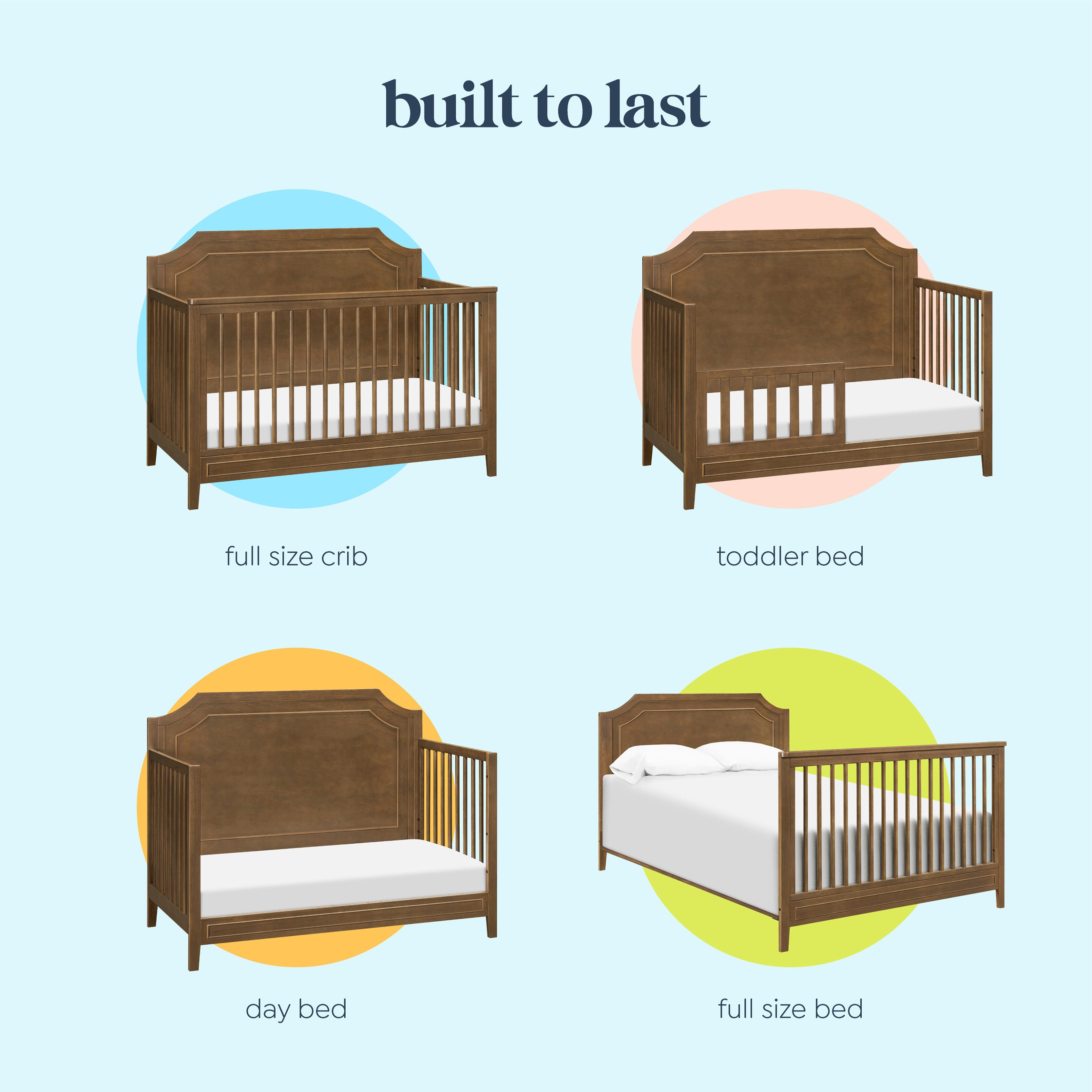 daVinci Chloe Regency 4-in-1 Convertible Crib, , large