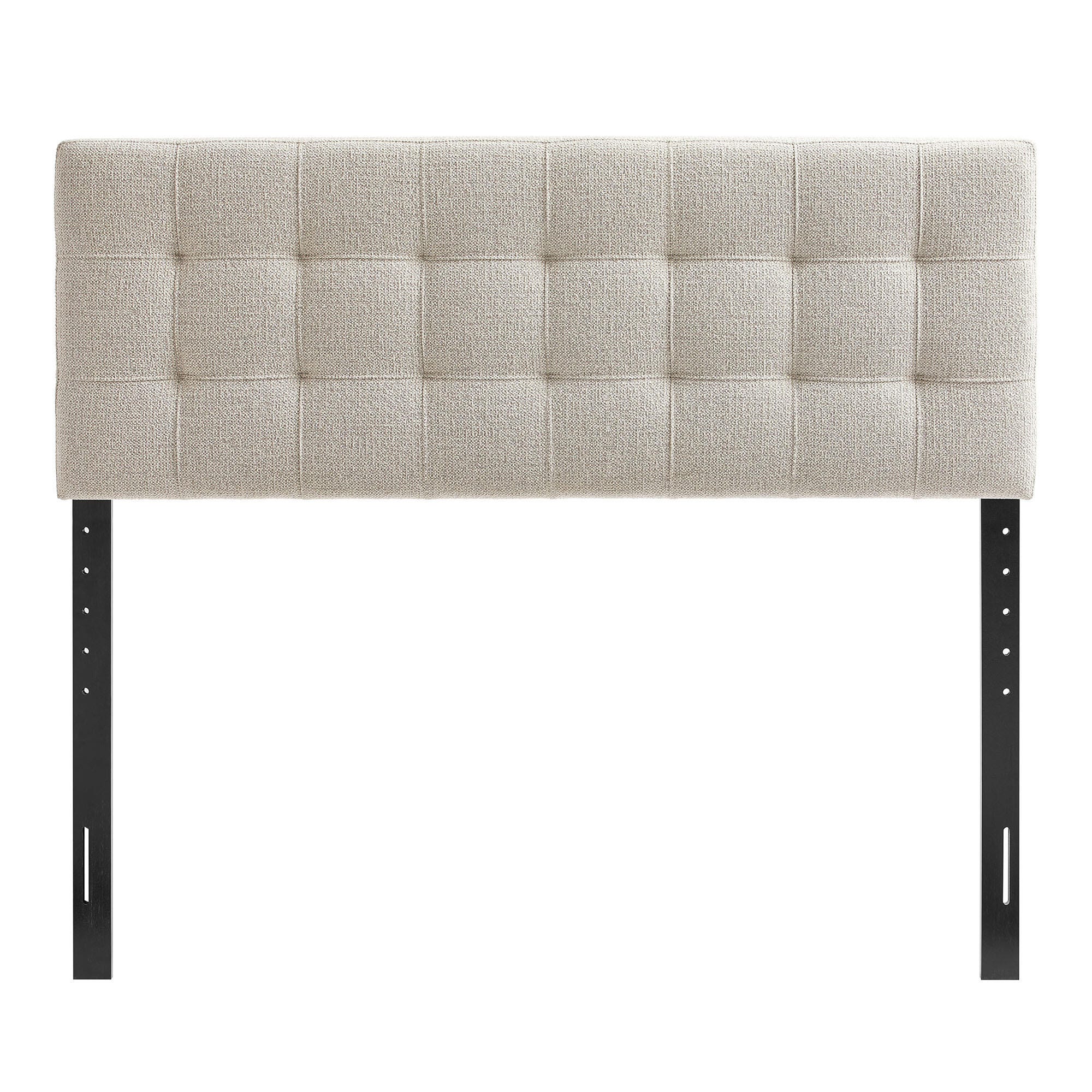 Modway Lily Solid Queen Upholstered Headboard, Dove, large
