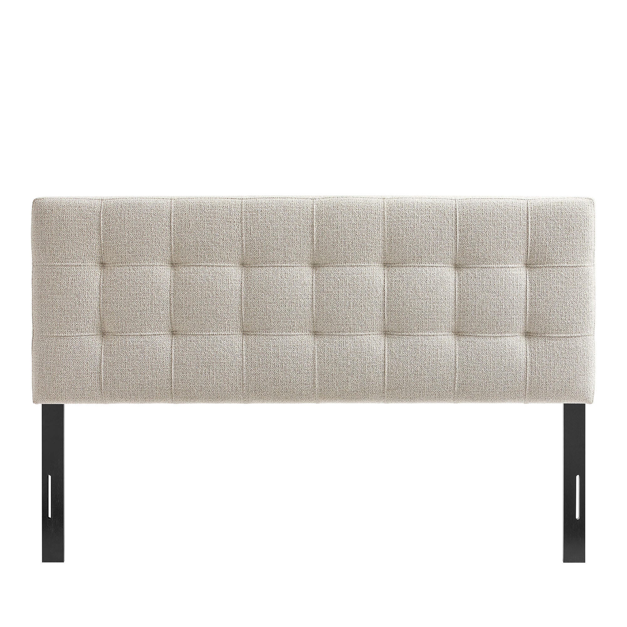 Modway Lily Solid King Upholstered Headboard, Dove, large