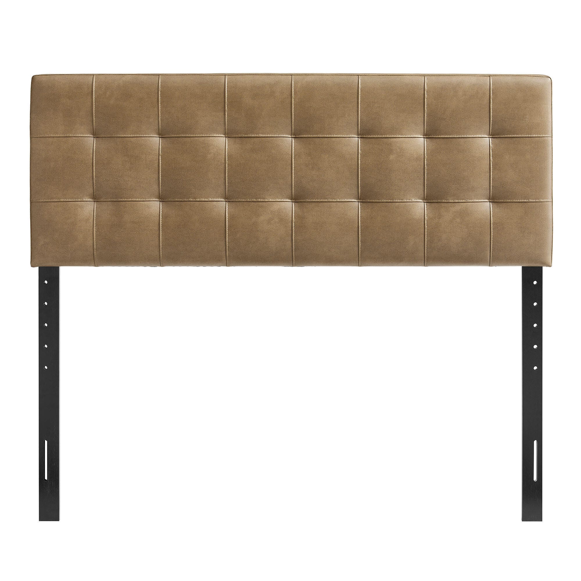 Modway Lily King Tufted Headboard, Toast, large
