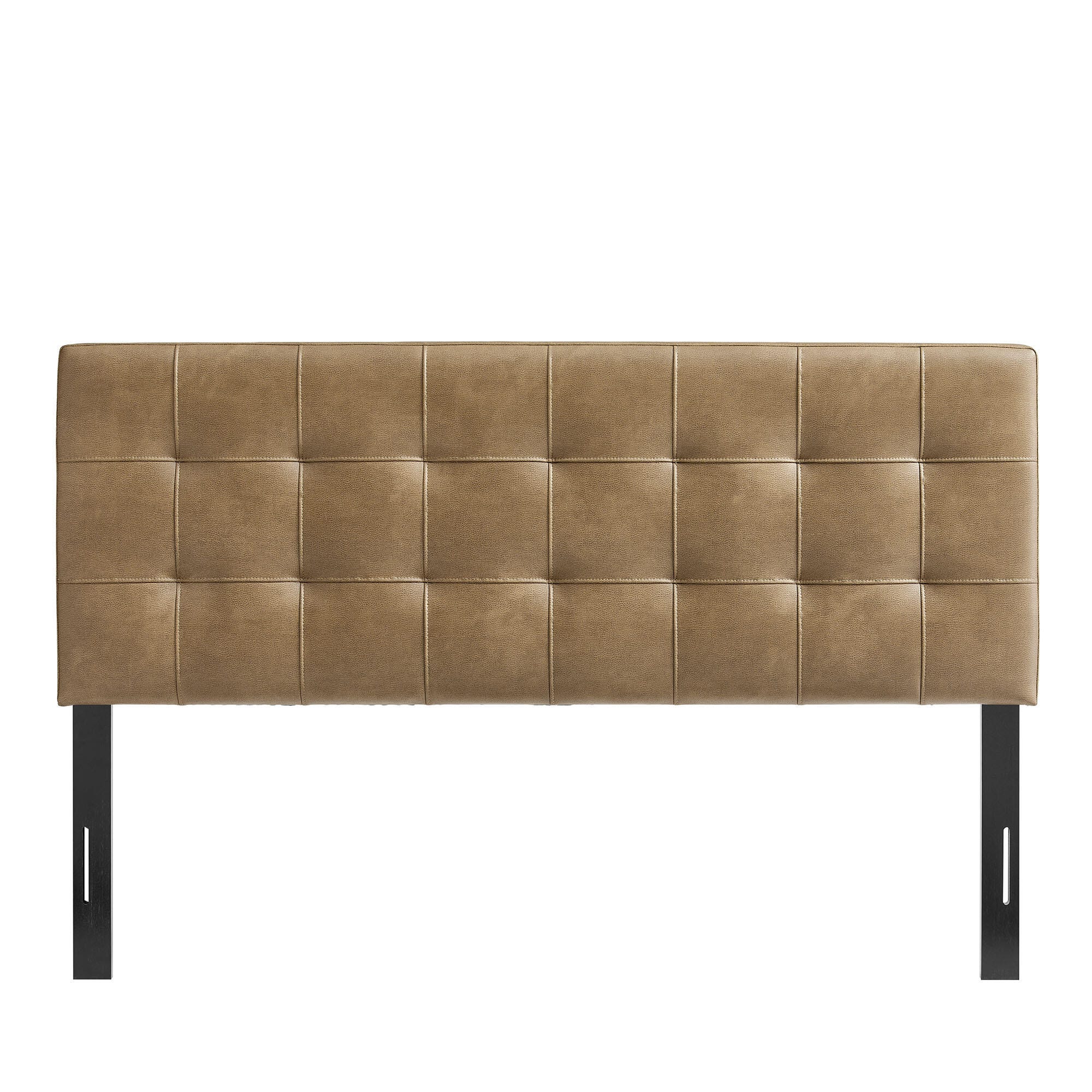 Modway Lily King Tufted Headboard, Toast, large