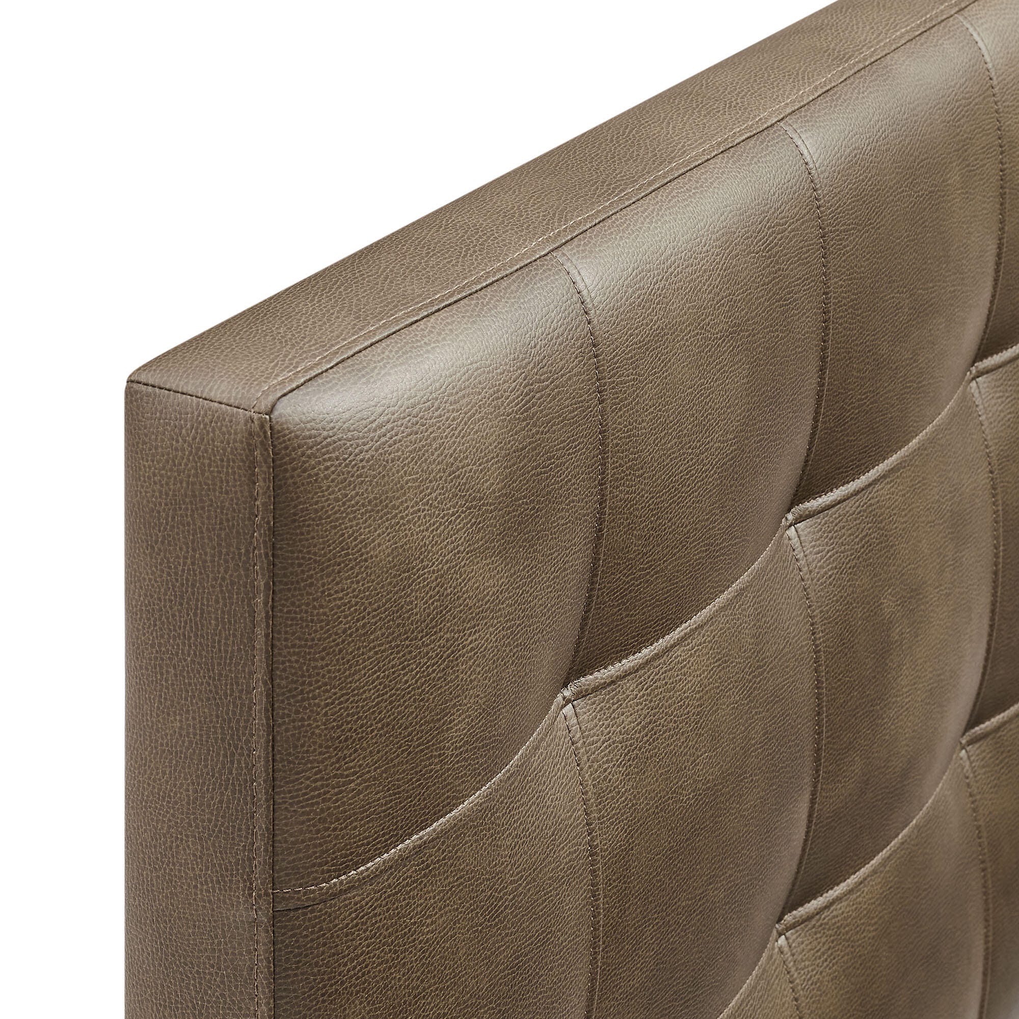 Modway Lily King Tufted Headboard, Mushroom, large