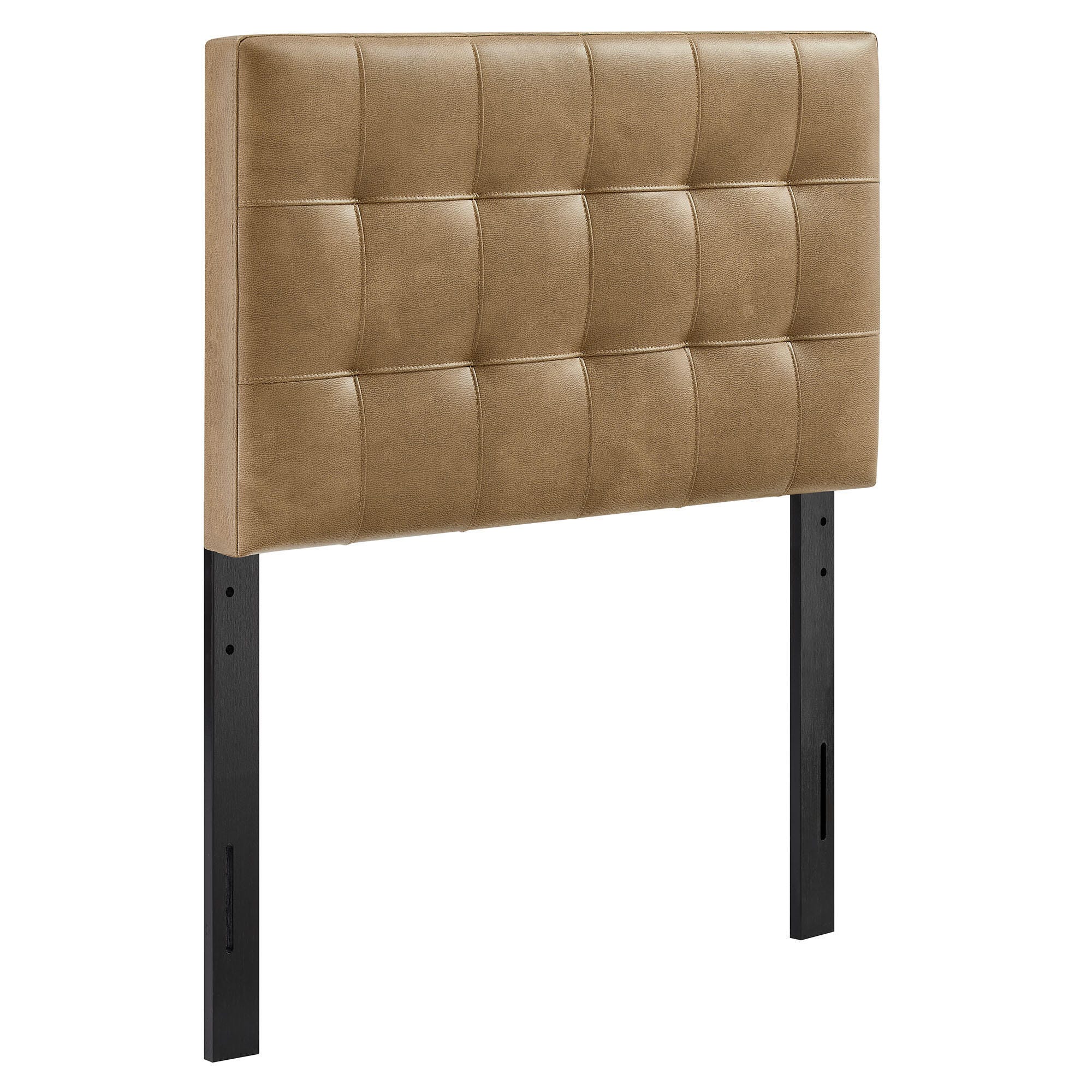Modway Lily Twin Tufted Headboard, Toast, large
