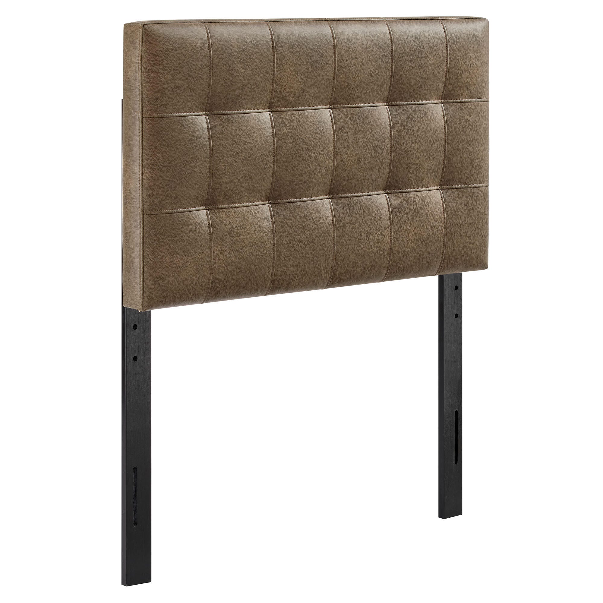 Modway Lily Twin Tufted Headboard, Mushroom, large