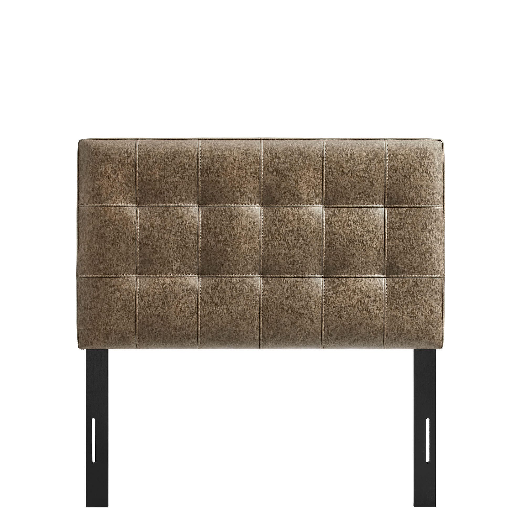 Modway Lily Twin Tufted Headboard, Mushroom, large