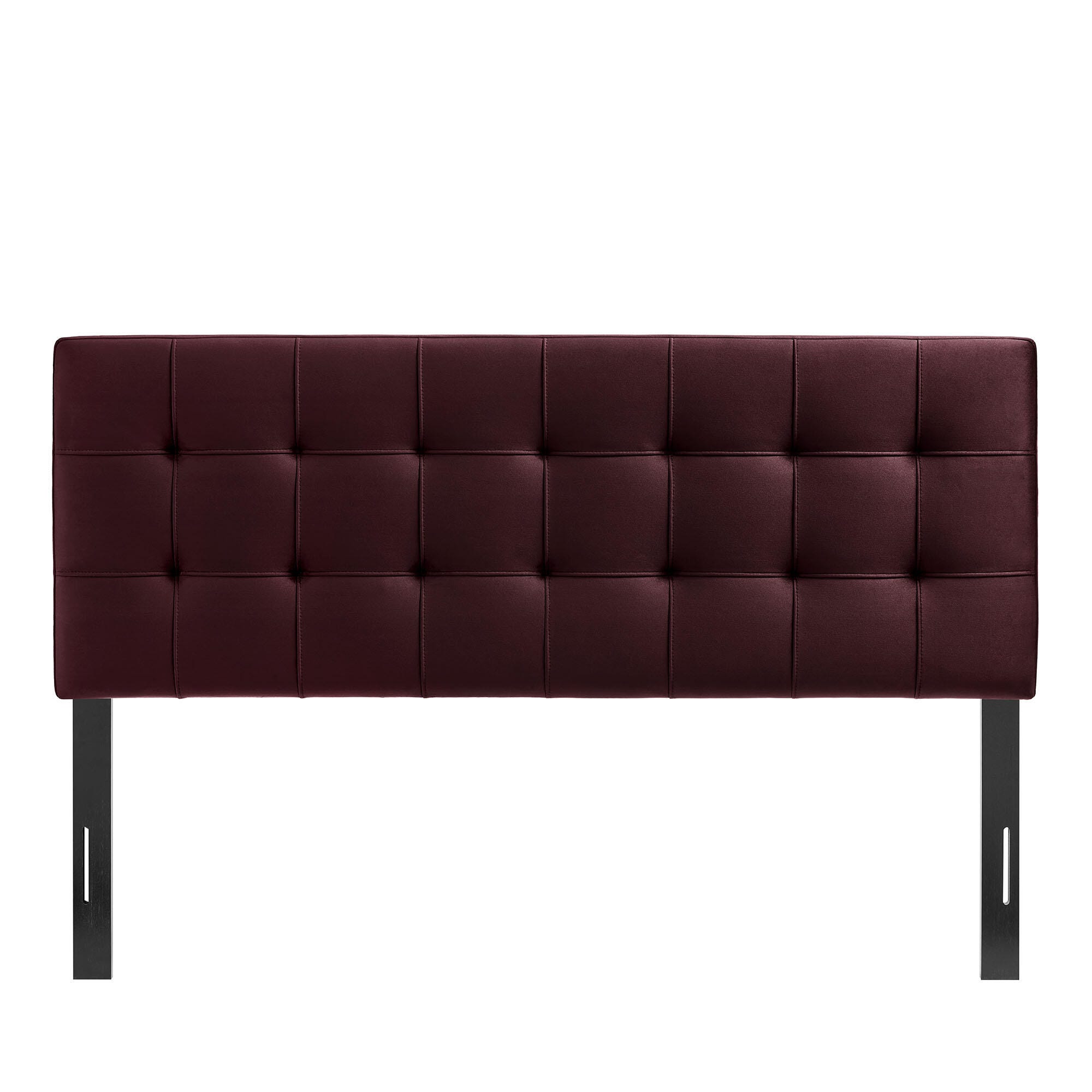 Modway Lily Queen Upholstered Headboard, Mulberry, large