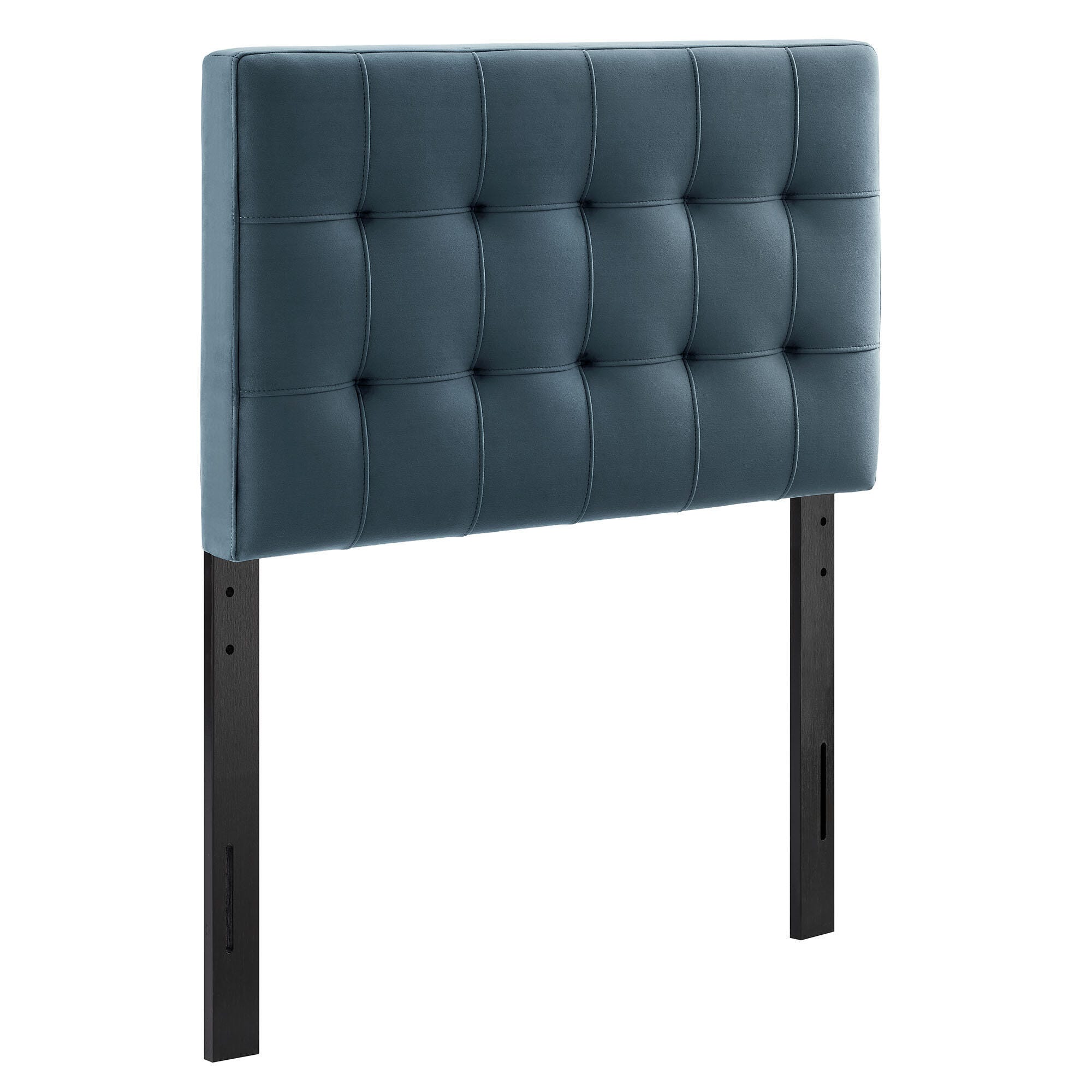 Modway Lily Twin Upholstered Heaboard, Cadet Blue, large