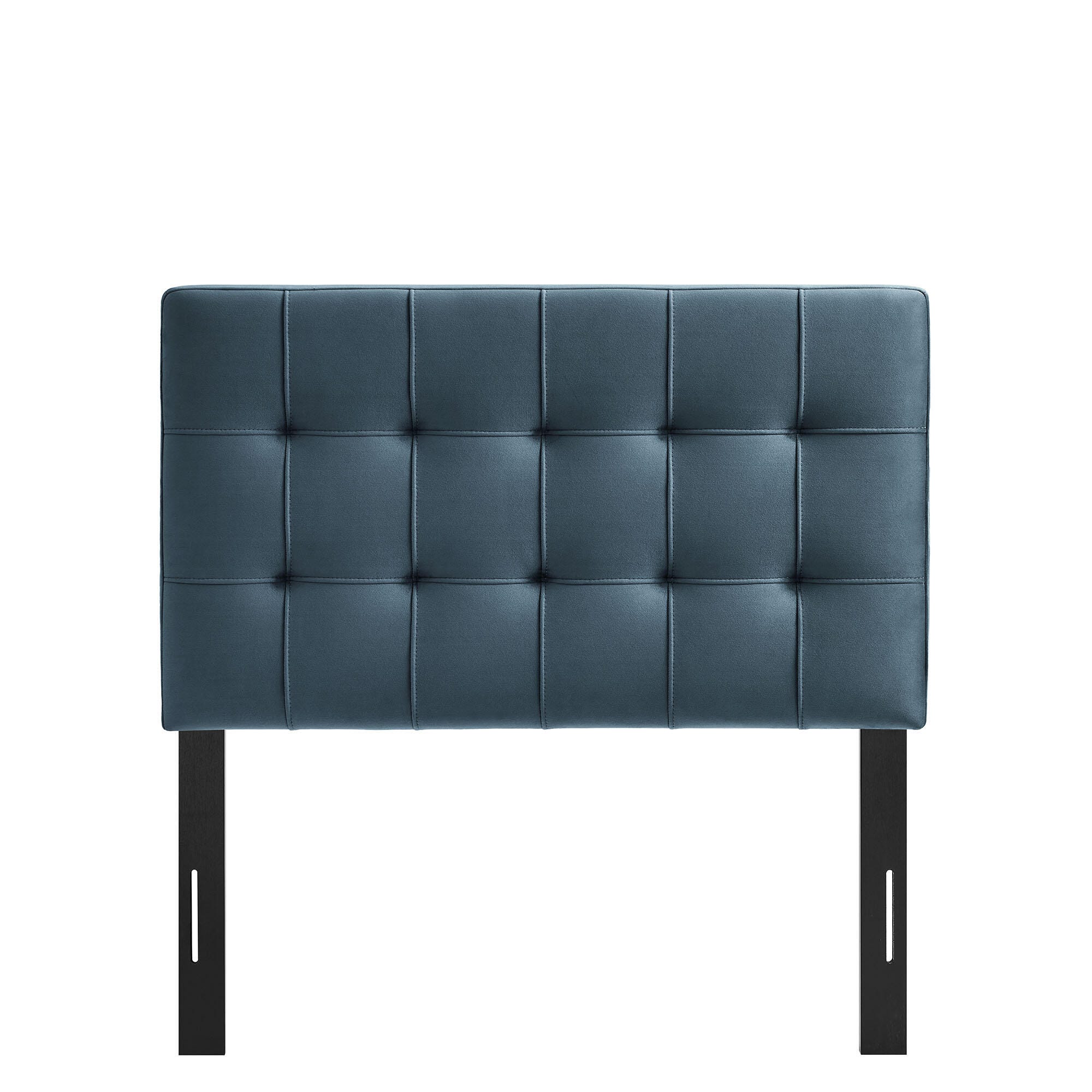 Modway Lily Twin Upholstered Heaboard, Cadet Blue, large