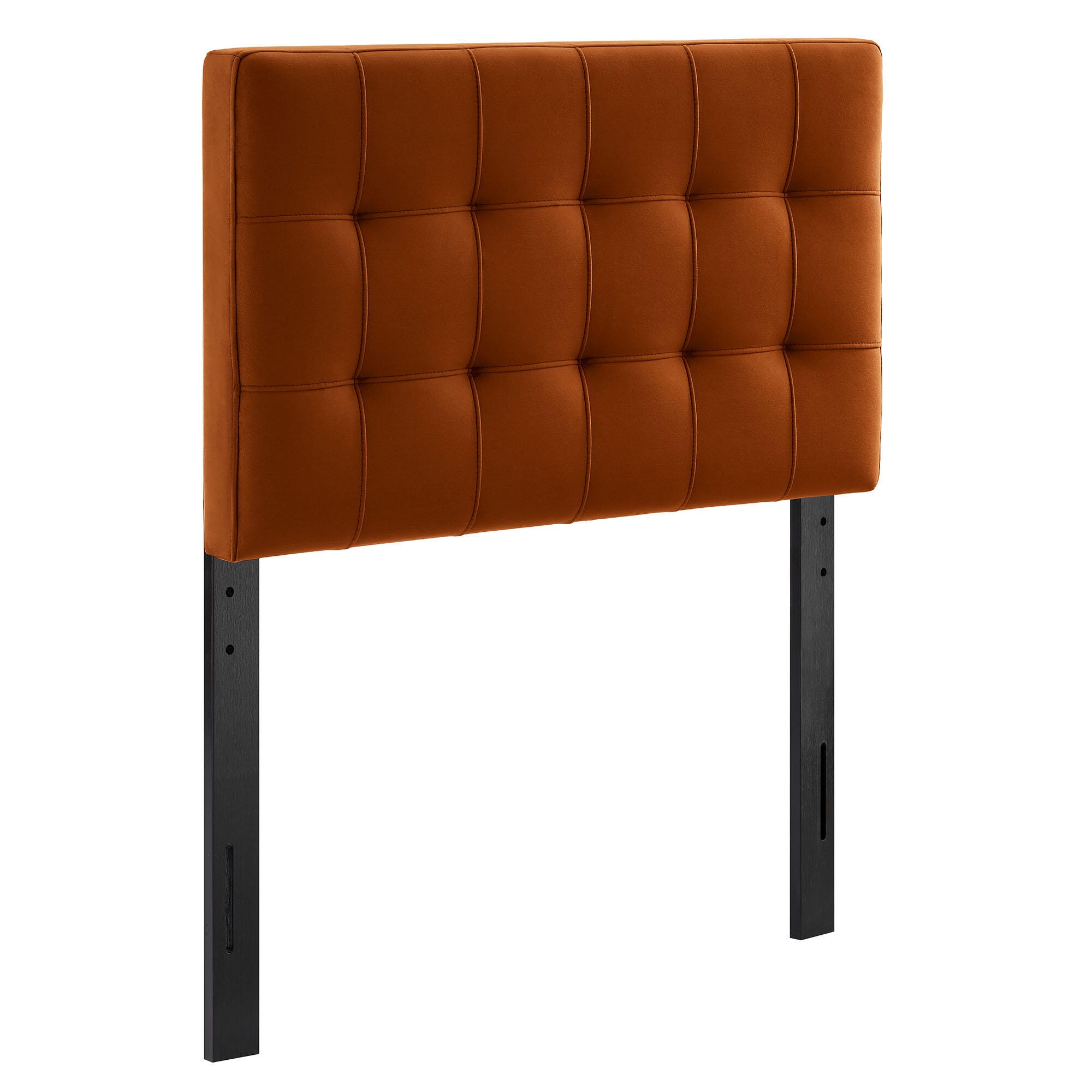 Modway Lily Twin Upholstered Heaboard, Rust, large