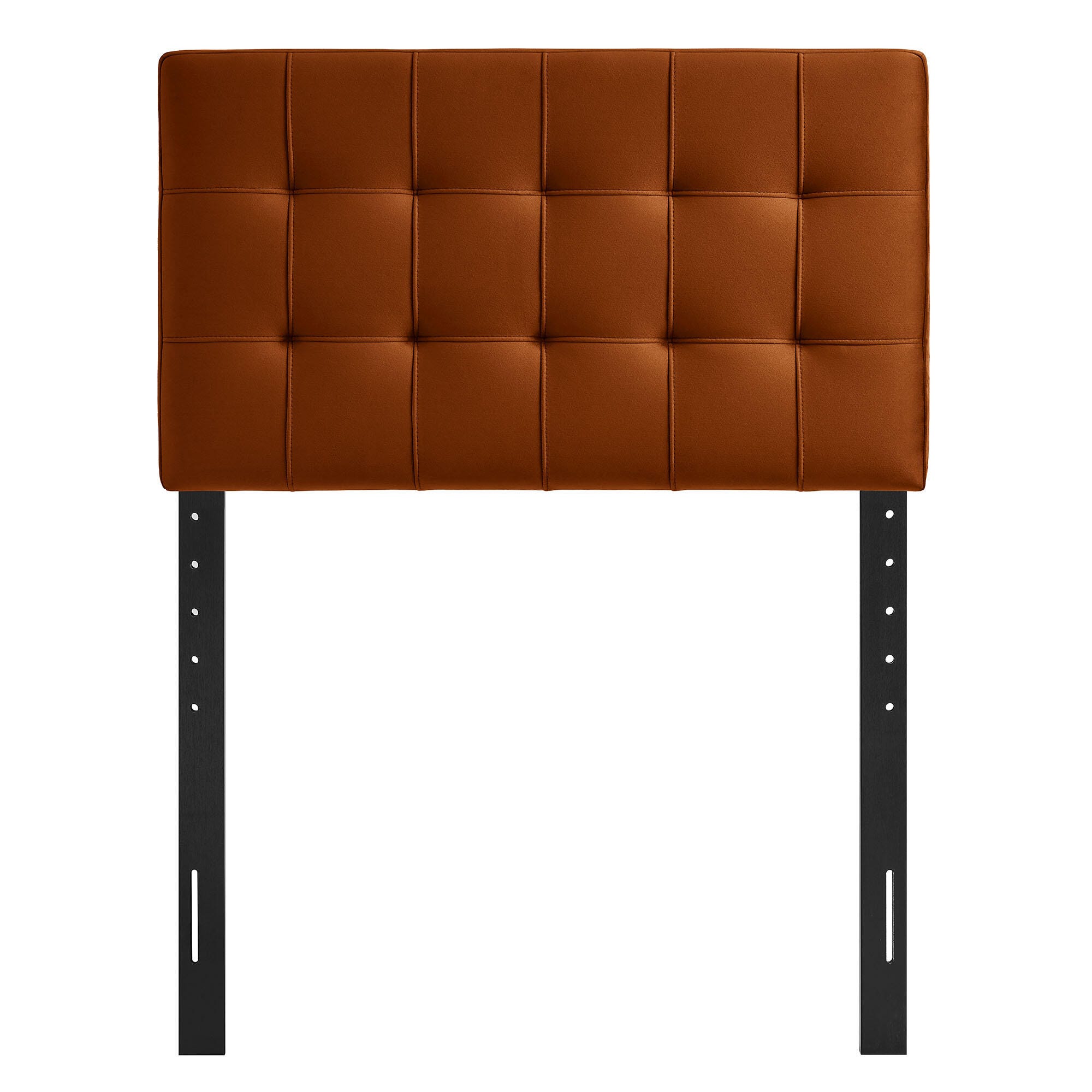 Modway Lily Twin Upholstered Heaboard, Rust, large